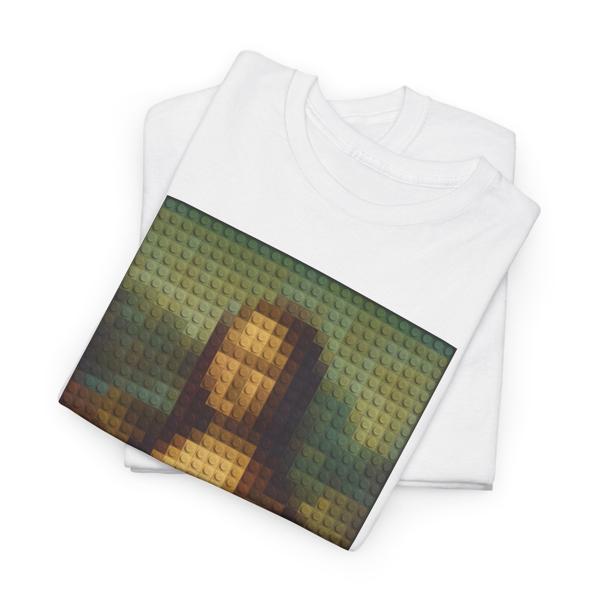 Pixelated Mona Lisa - T‑Shirt