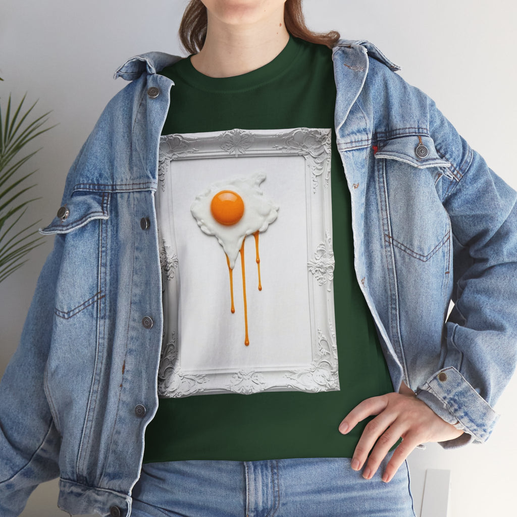 Artful Drip Fried Egg — T‑Shirt