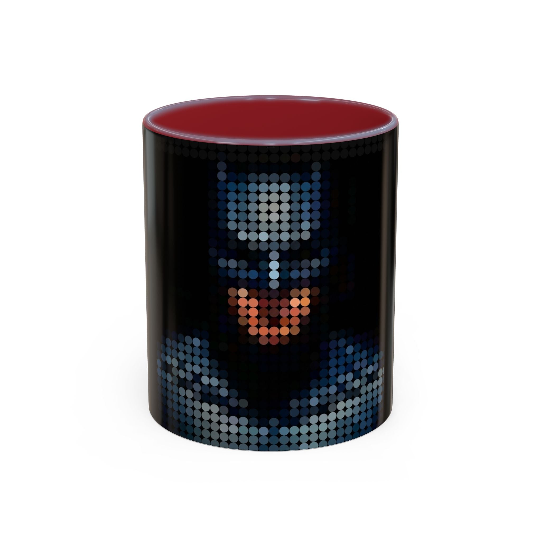 Pixel Art Dark Knight — Coffee Mug