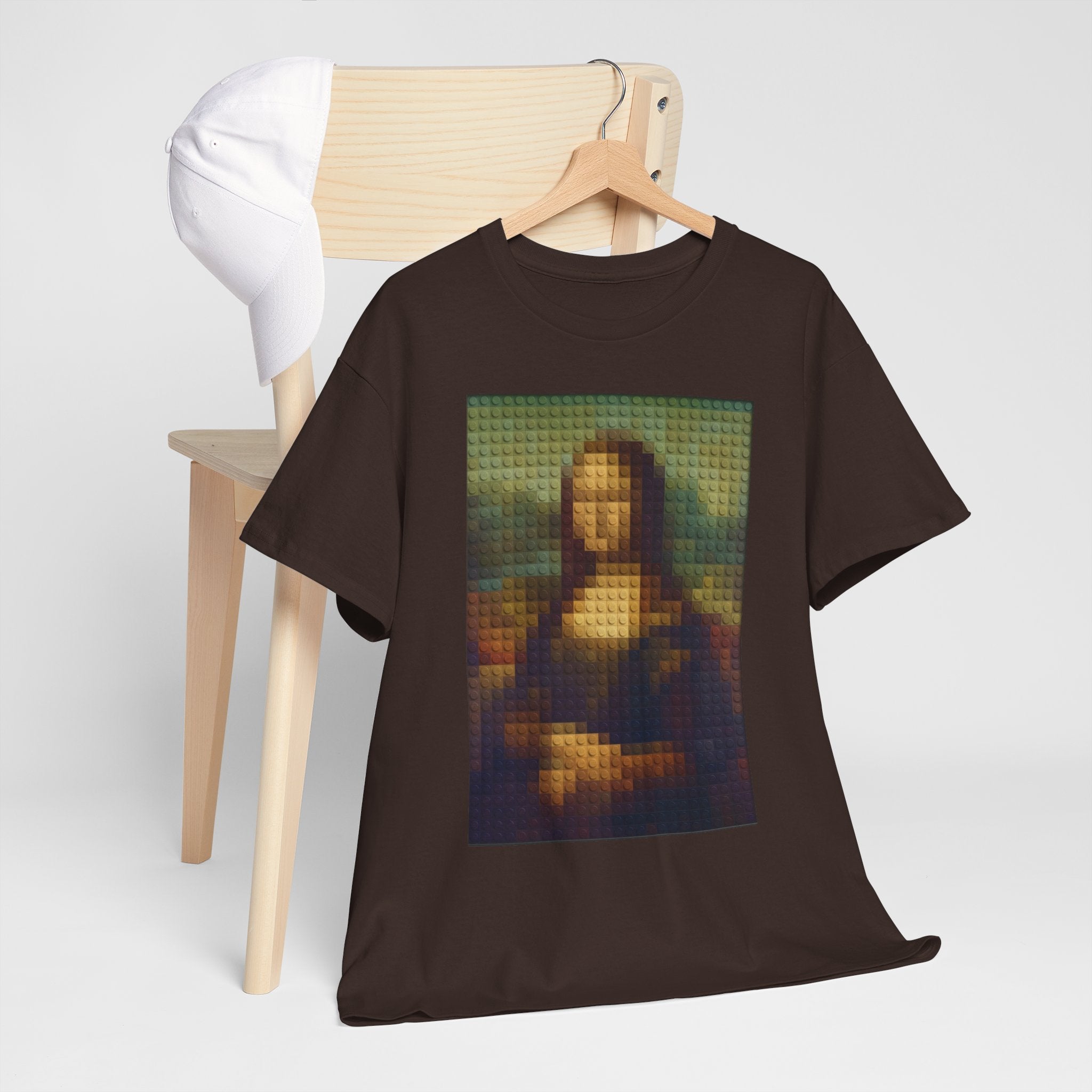 Pixelated Mona Lisa - T‑Shirt