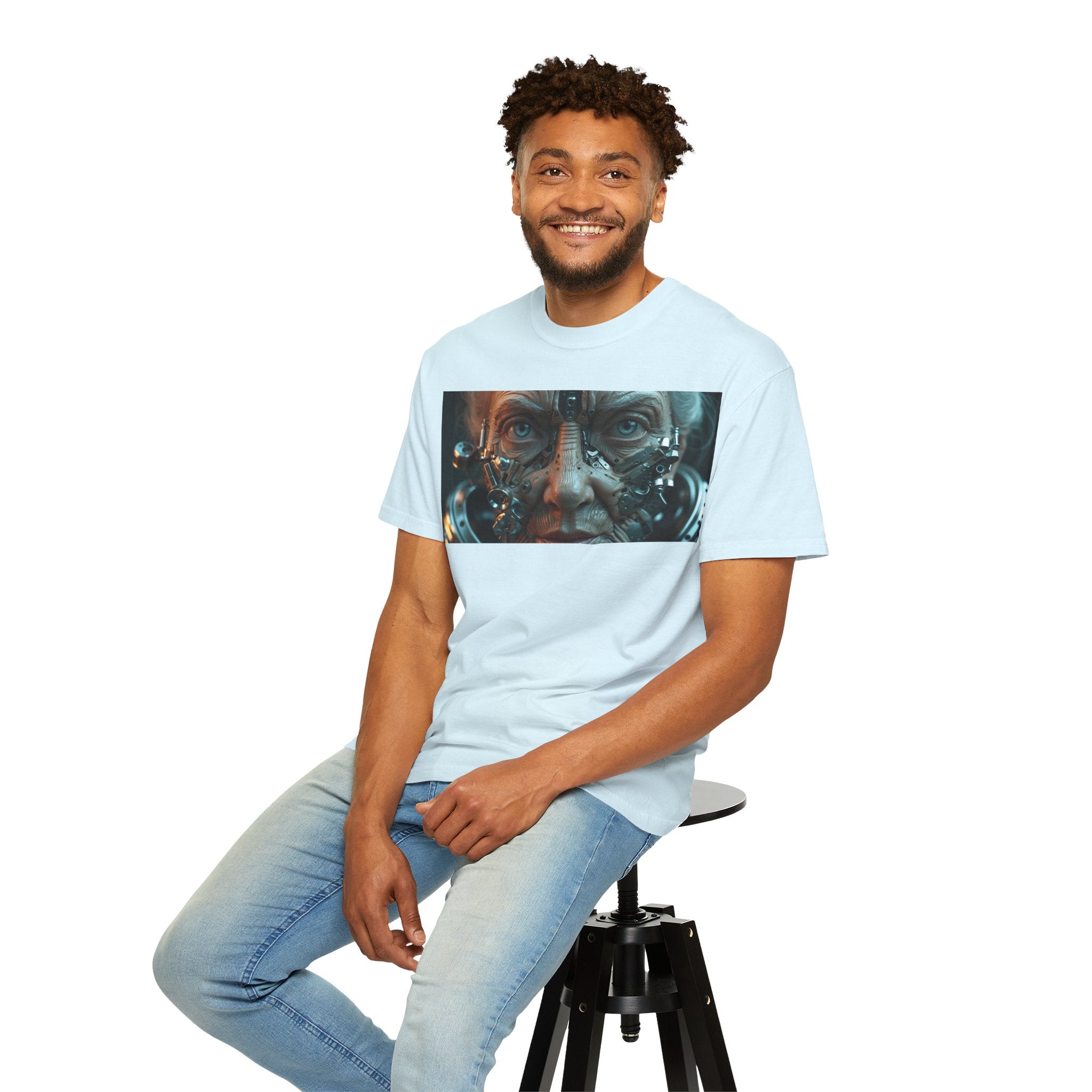 Cybernetic Old Face —T‑Shirt