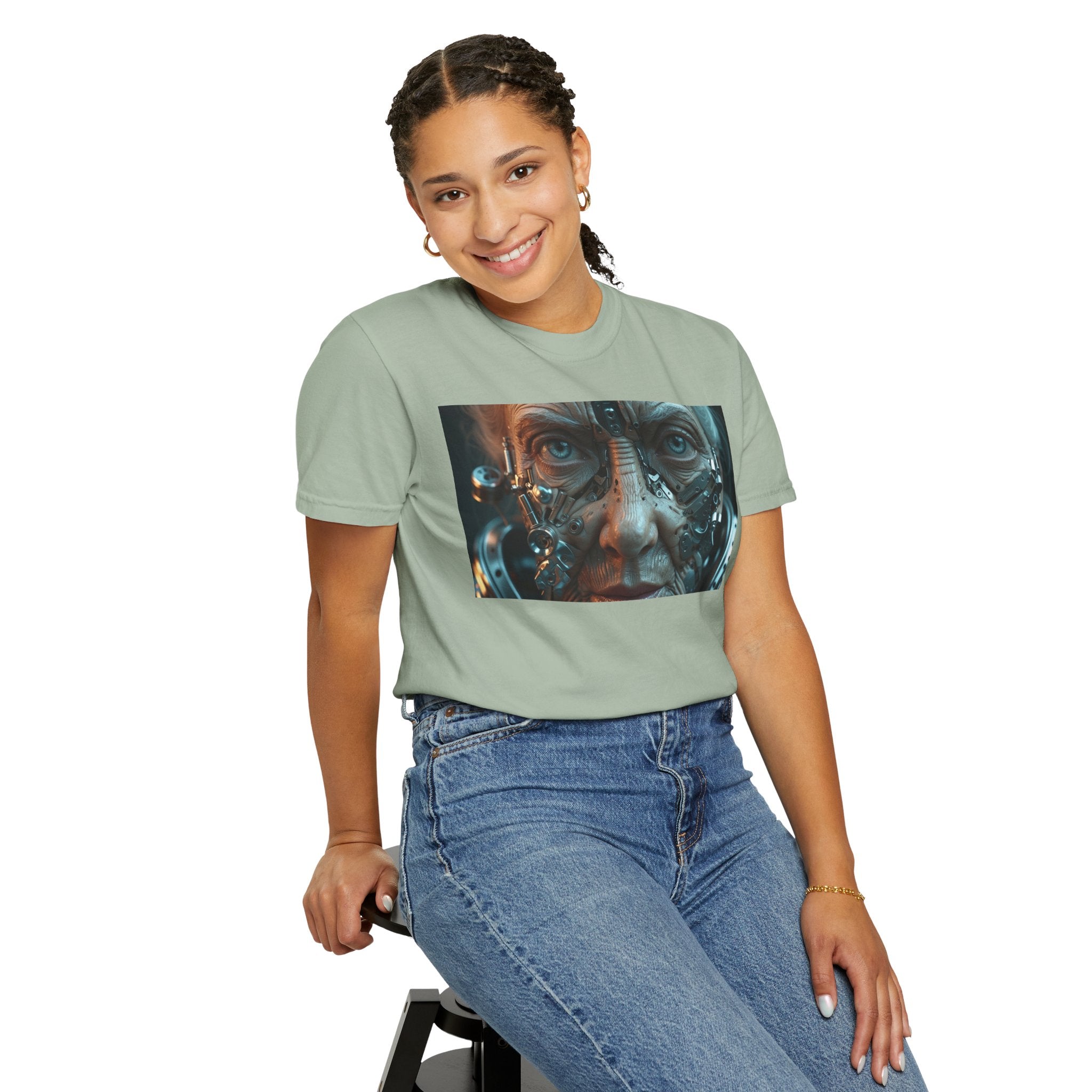 Cybernetic Old Face —T‑Shirt