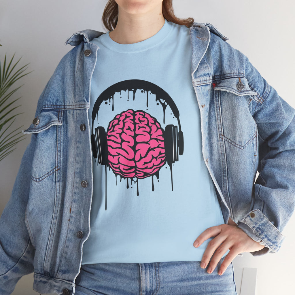 Music Lover Dripping Brain — T-Shirt