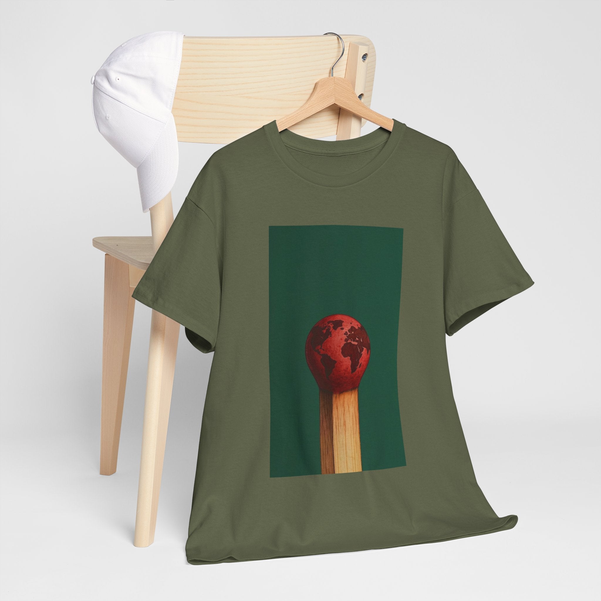 Matchstick Earth — T‑Shirt
