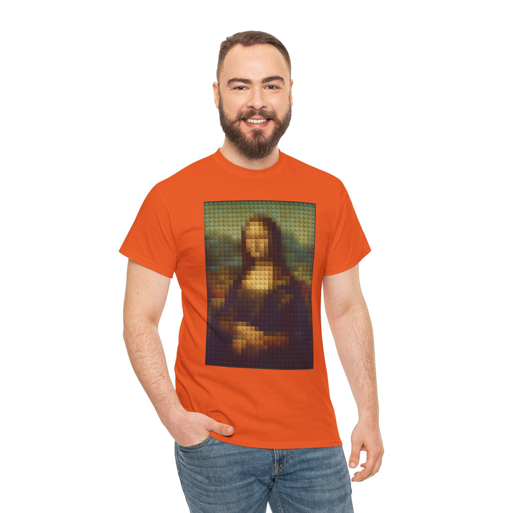 Pixelated Mona Lisa - T‑Shirt