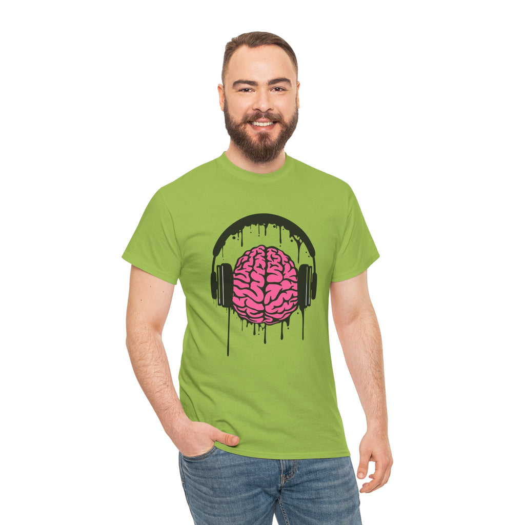 Music Lover Dripping Brain — T-Shirt