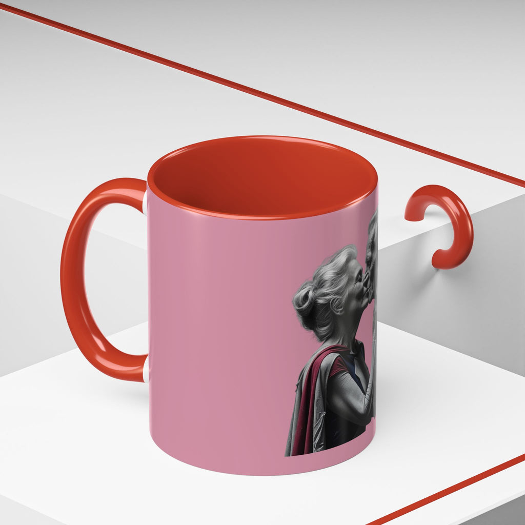 Elderly Superhero Couple — Coffee Mug