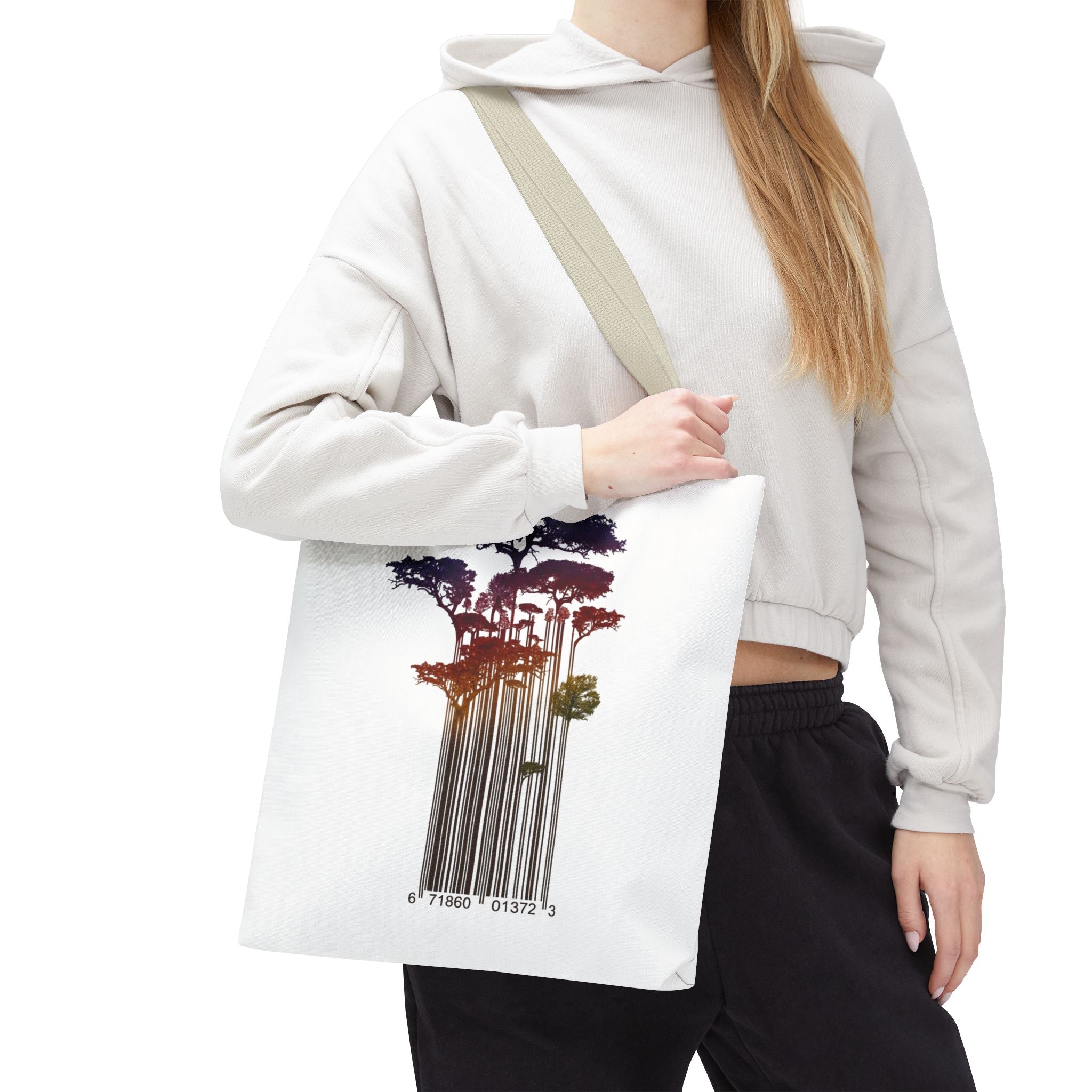 Barcode Forest — Tote Bag