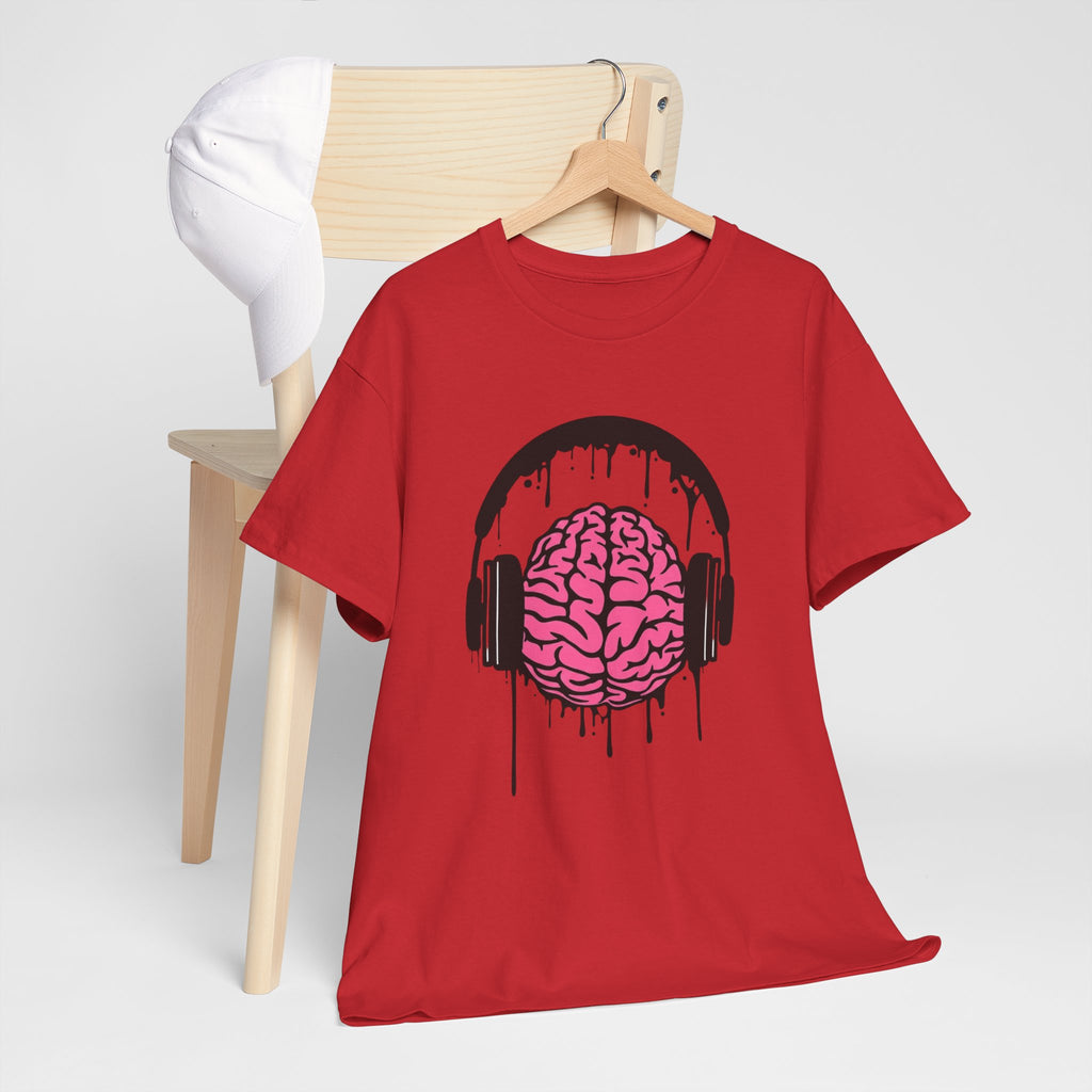 Music Lover Dripping Brain — T-Shirt