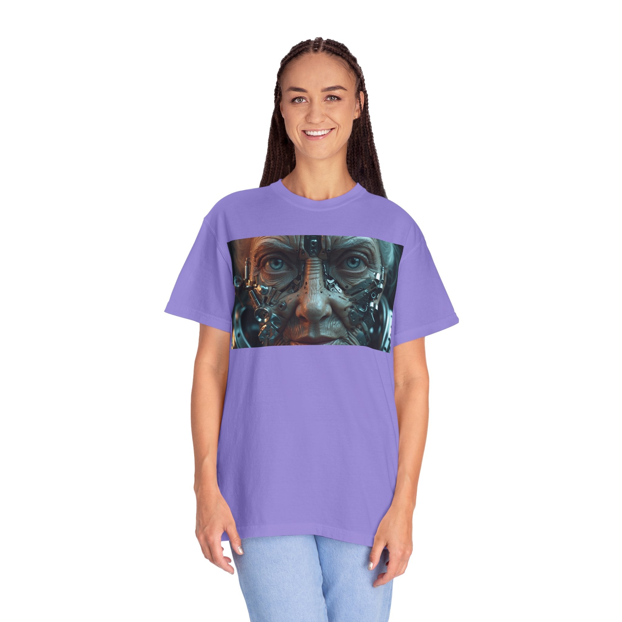 Cybernetic Old Face —T‑Shirt