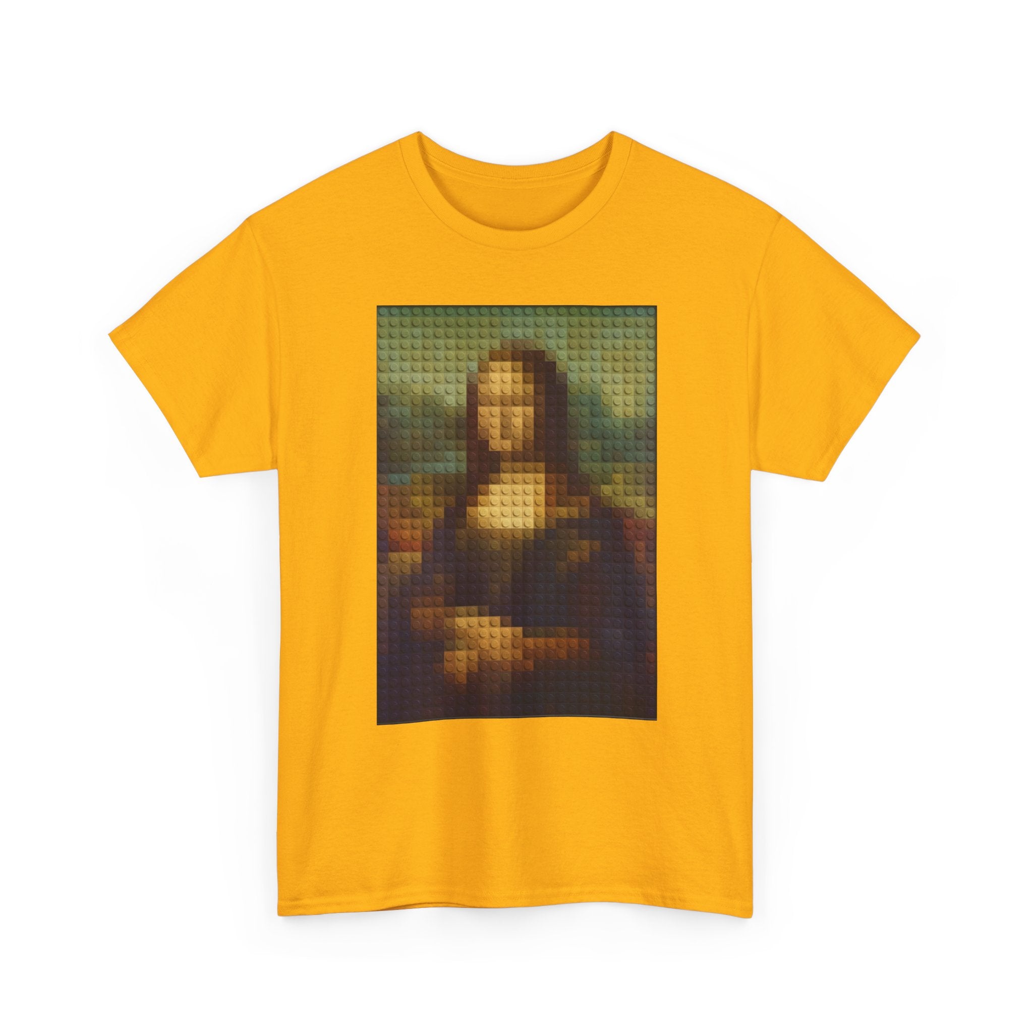 Pixelated Mona Lisa - T‑Shirt