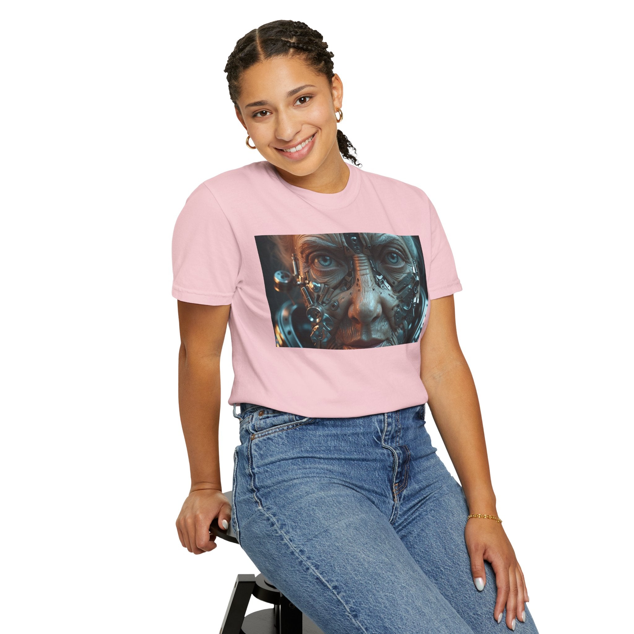 Cybernetic Old Face —T‑Shirt