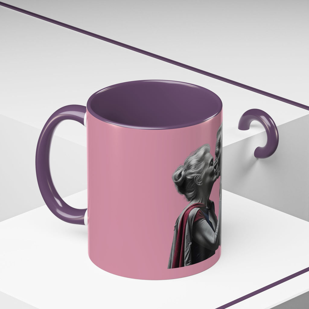 Elderly Superhero Couple — Coffee Mug