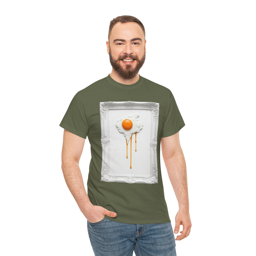 Artful Drip Fried Egg — T‑Shirt