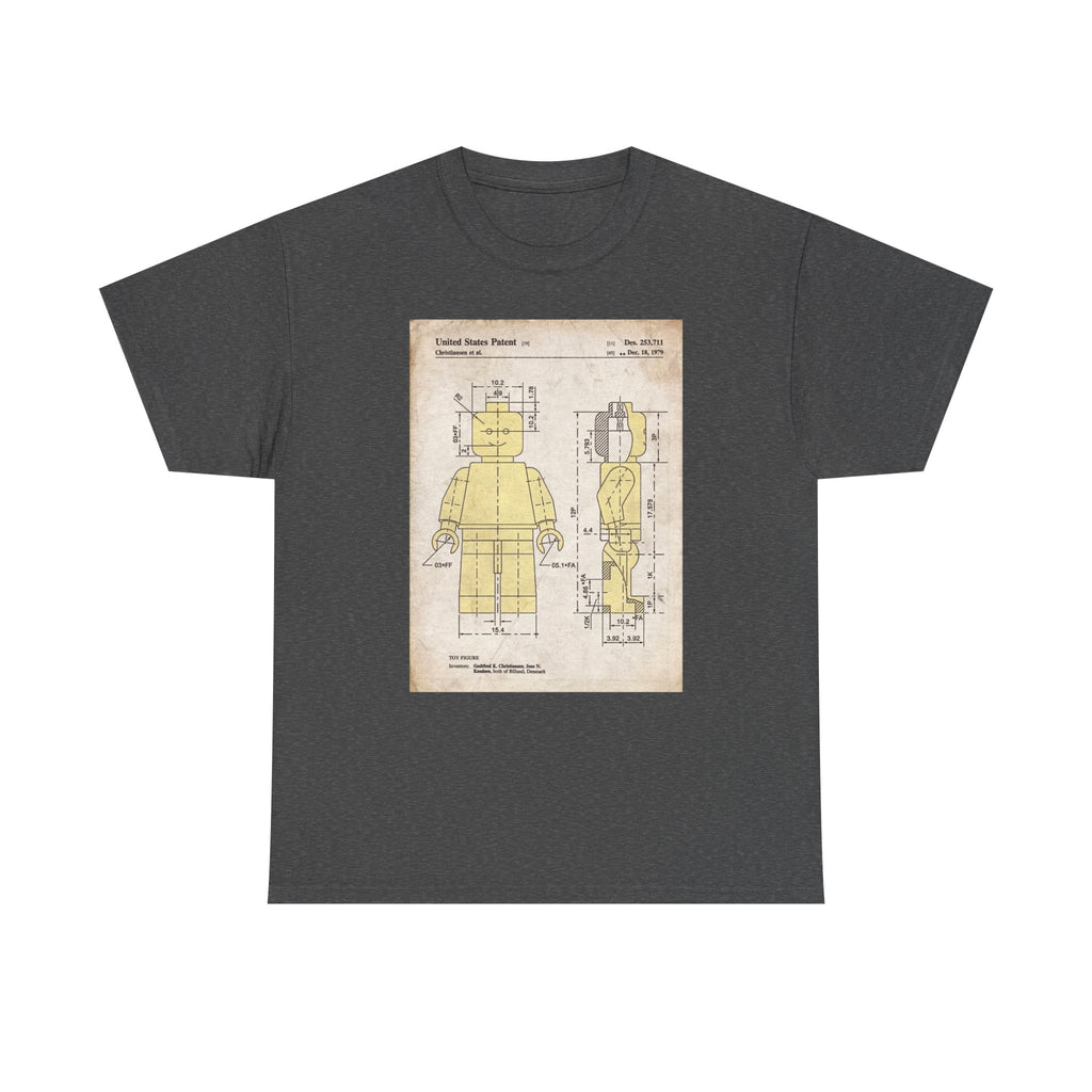 Lego Minifigure Patent T-Shirt – Pop Culture Graphic Tee