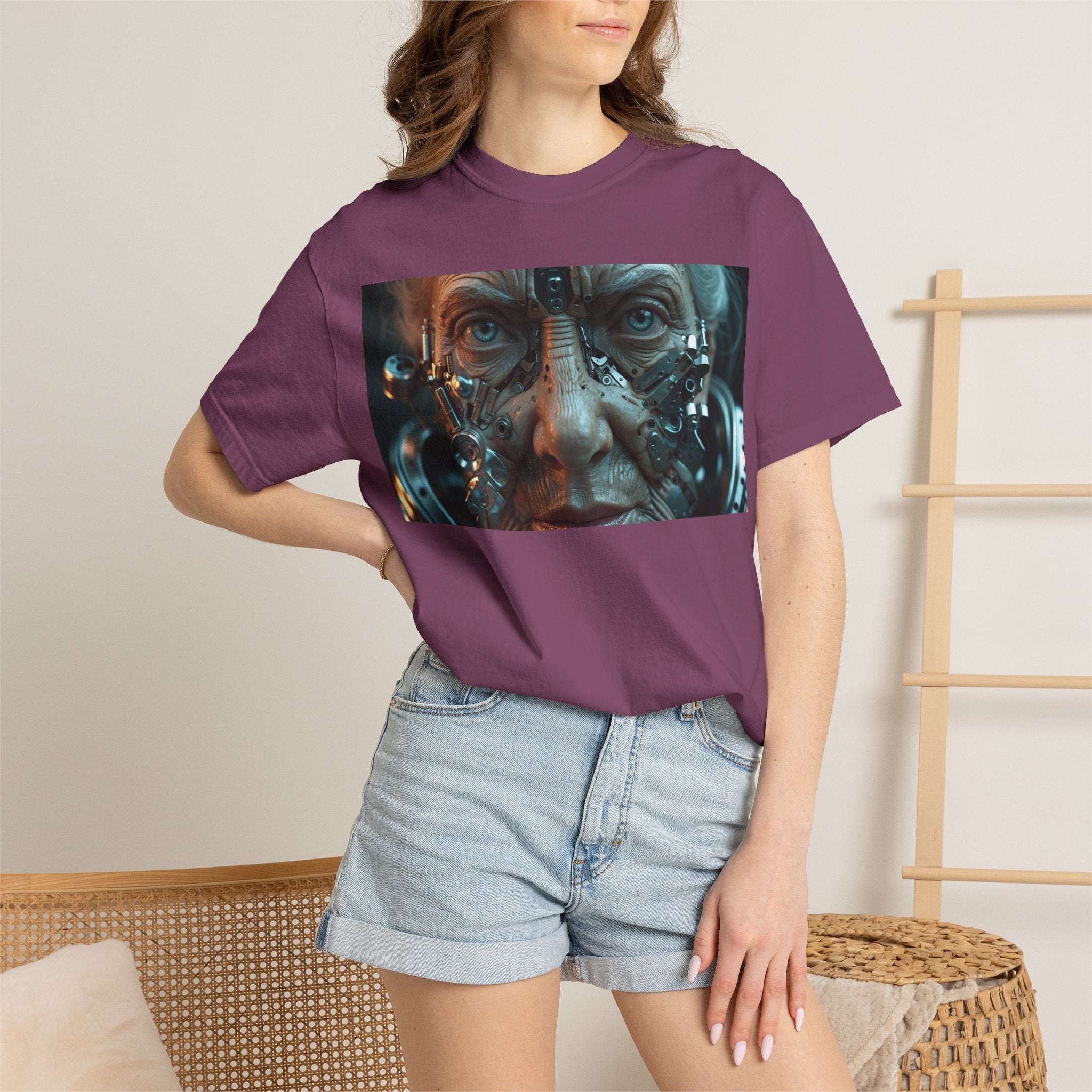 Cybernetic Old Face —T‑Shirt