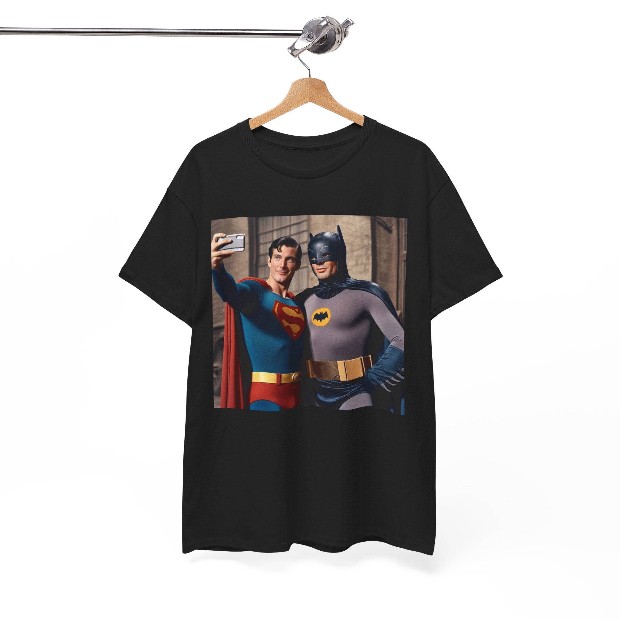 Retro Superhero Selfie - T shirt