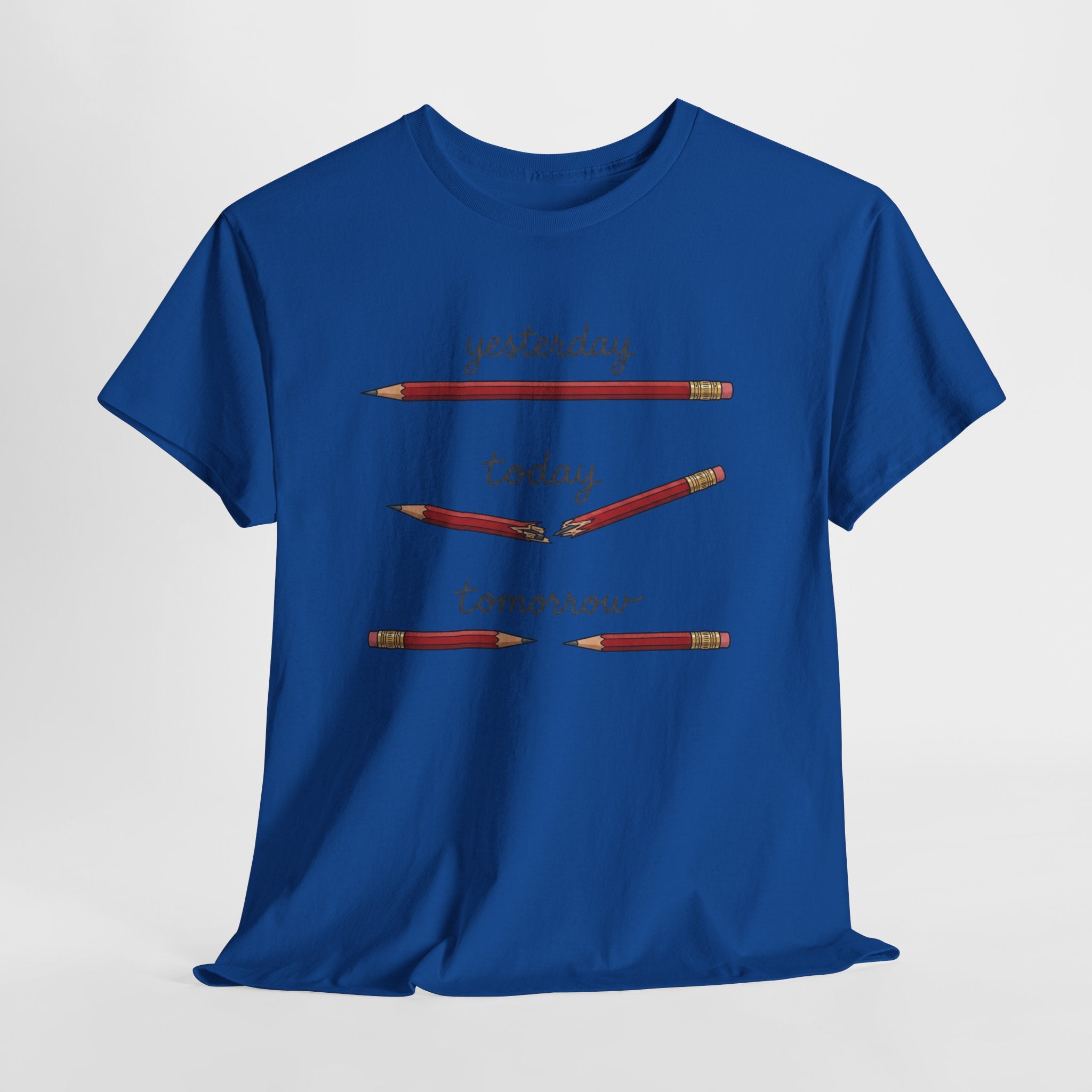 "yesterday, today, tomorrow" — Tshirt