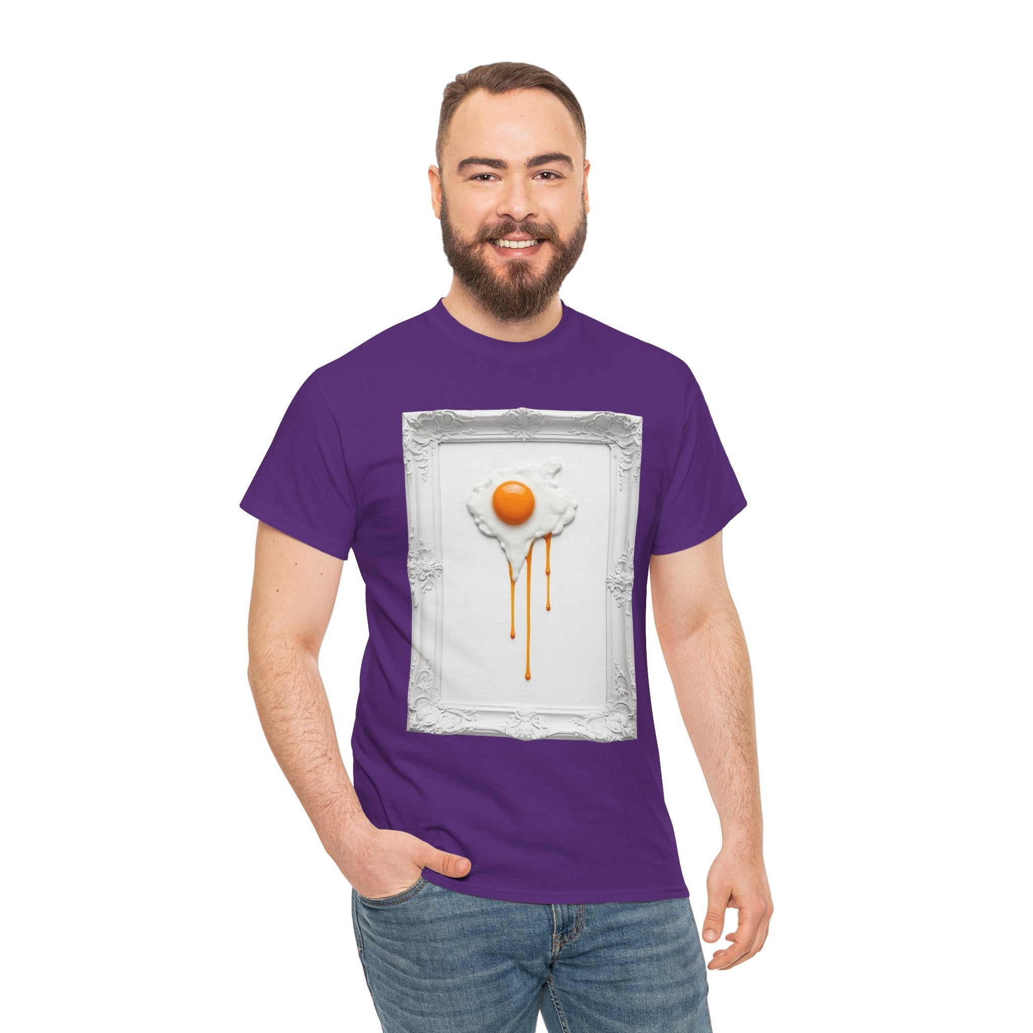 Artful Drip Fried Egg — T‑Shirt