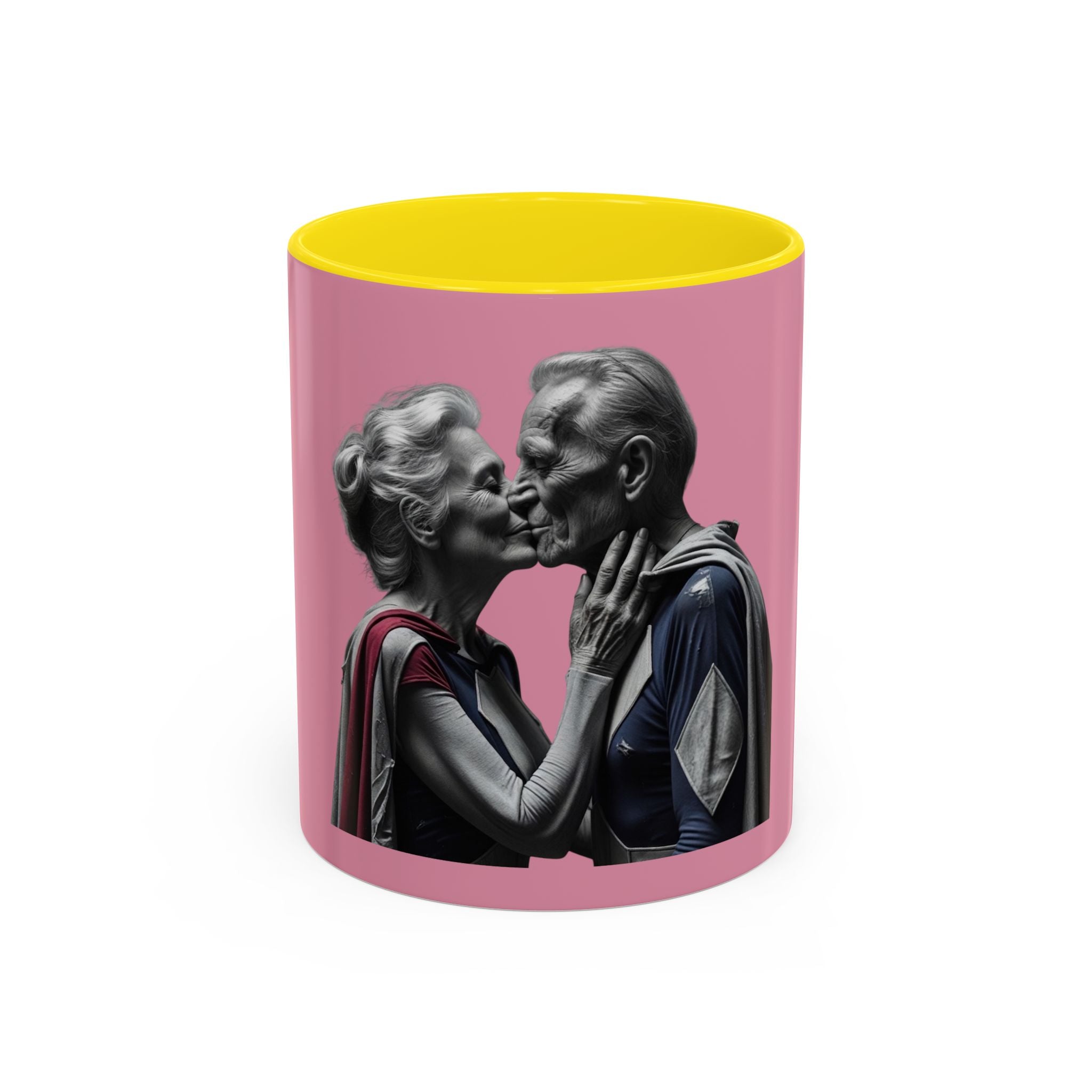 Elderly Superhero Couple — Coffee Mug