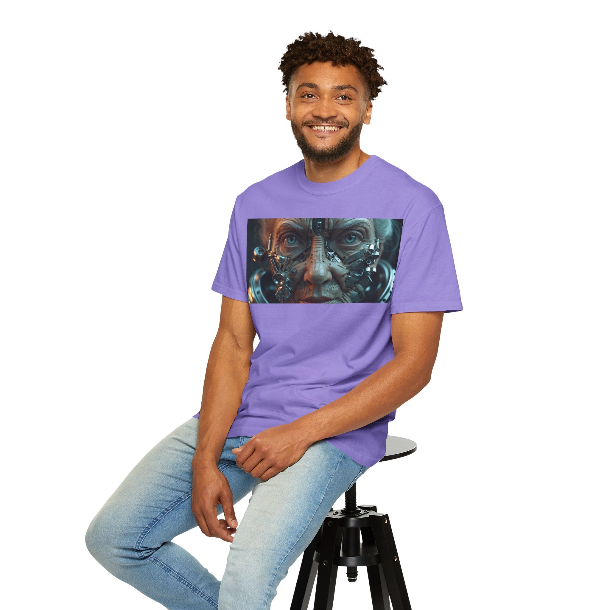 Cybernetic Old Face —T‑Shirt