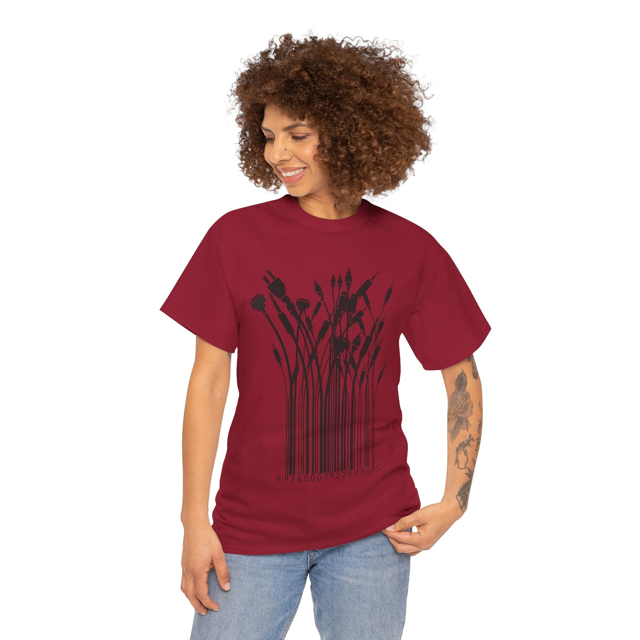 Barcode Wildflowers — T-Shirt