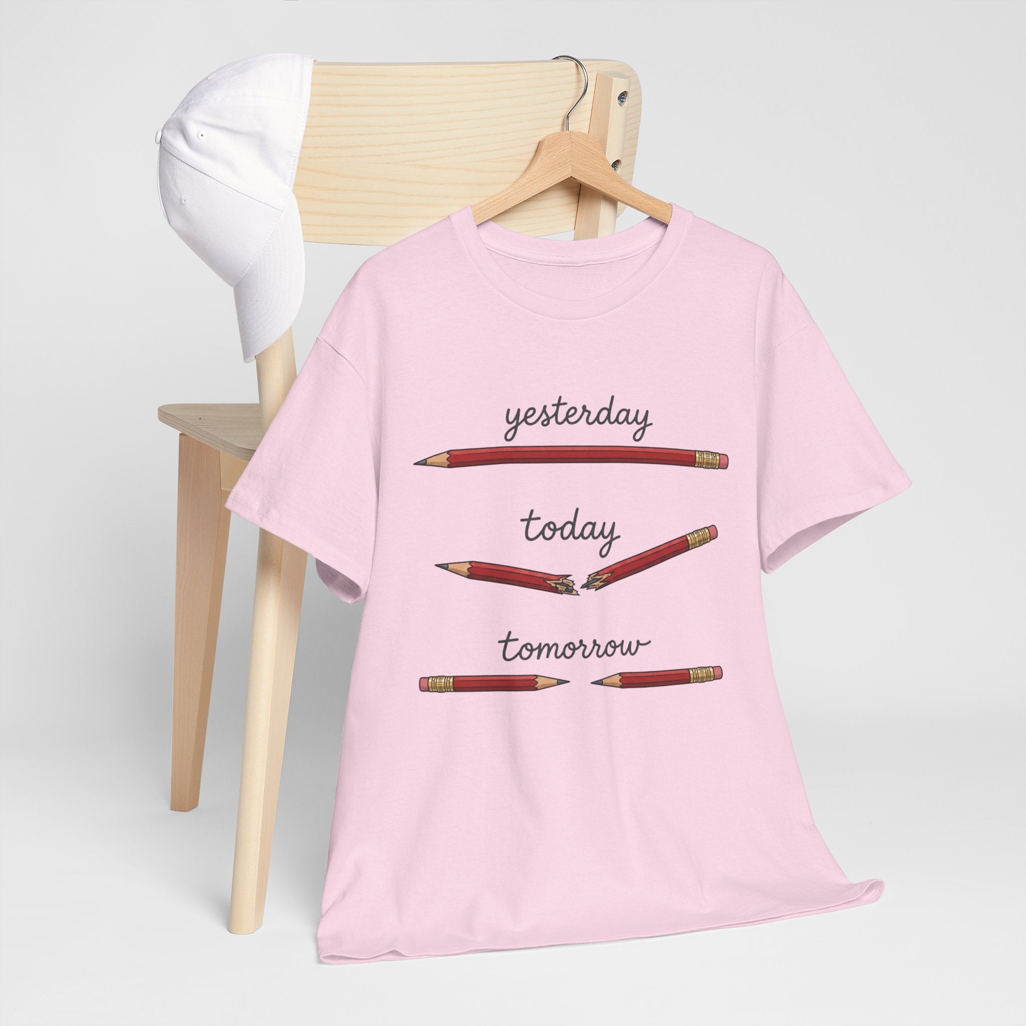 "yesterday, today, tomorrow" — Tshirt