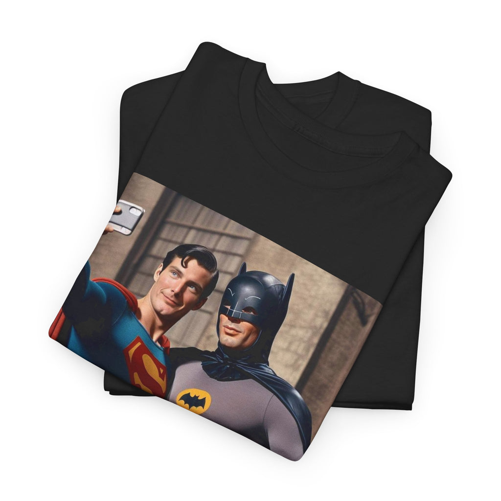 Retro Superhero Selfie - T shirt