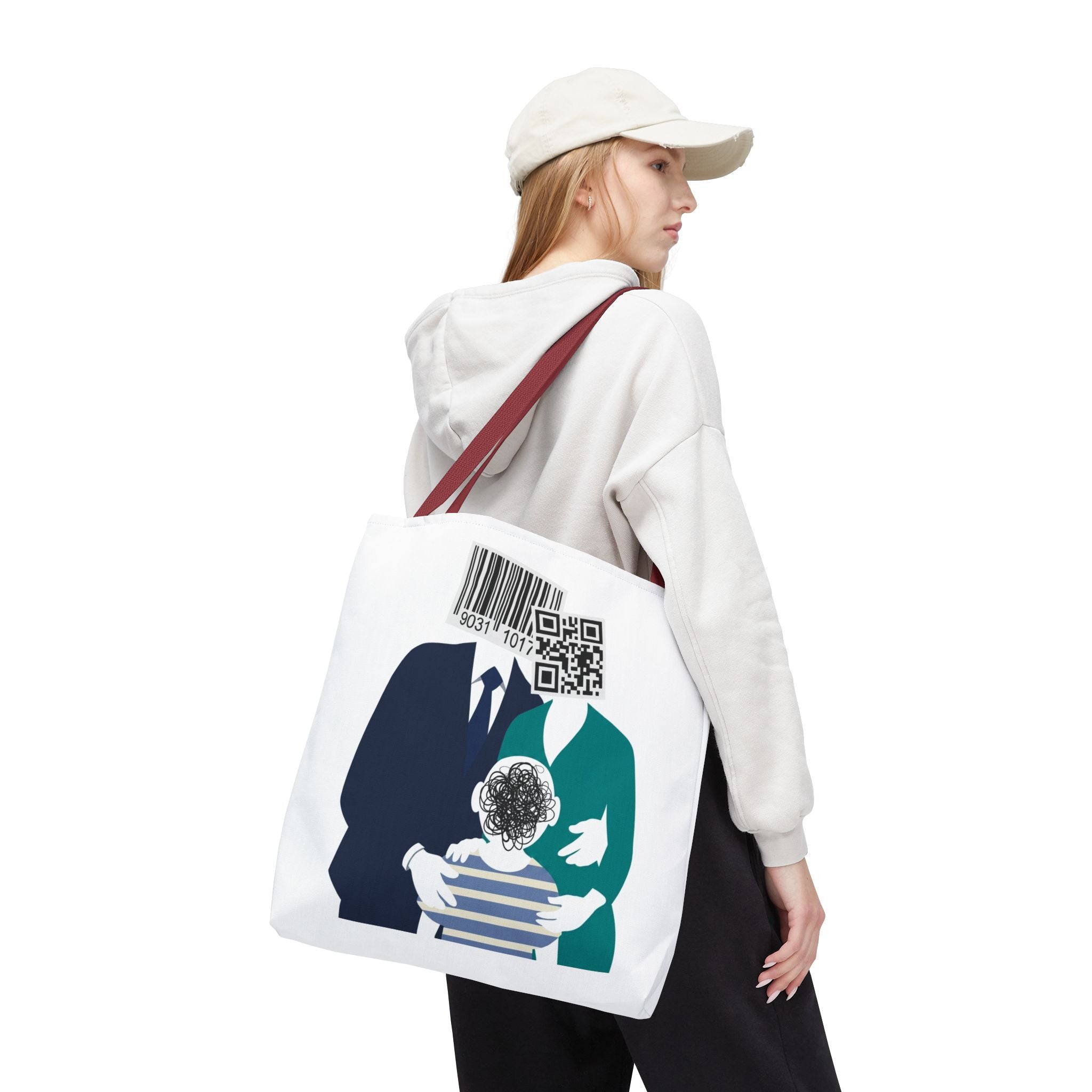 Barcode Family Portrait Tote Bag