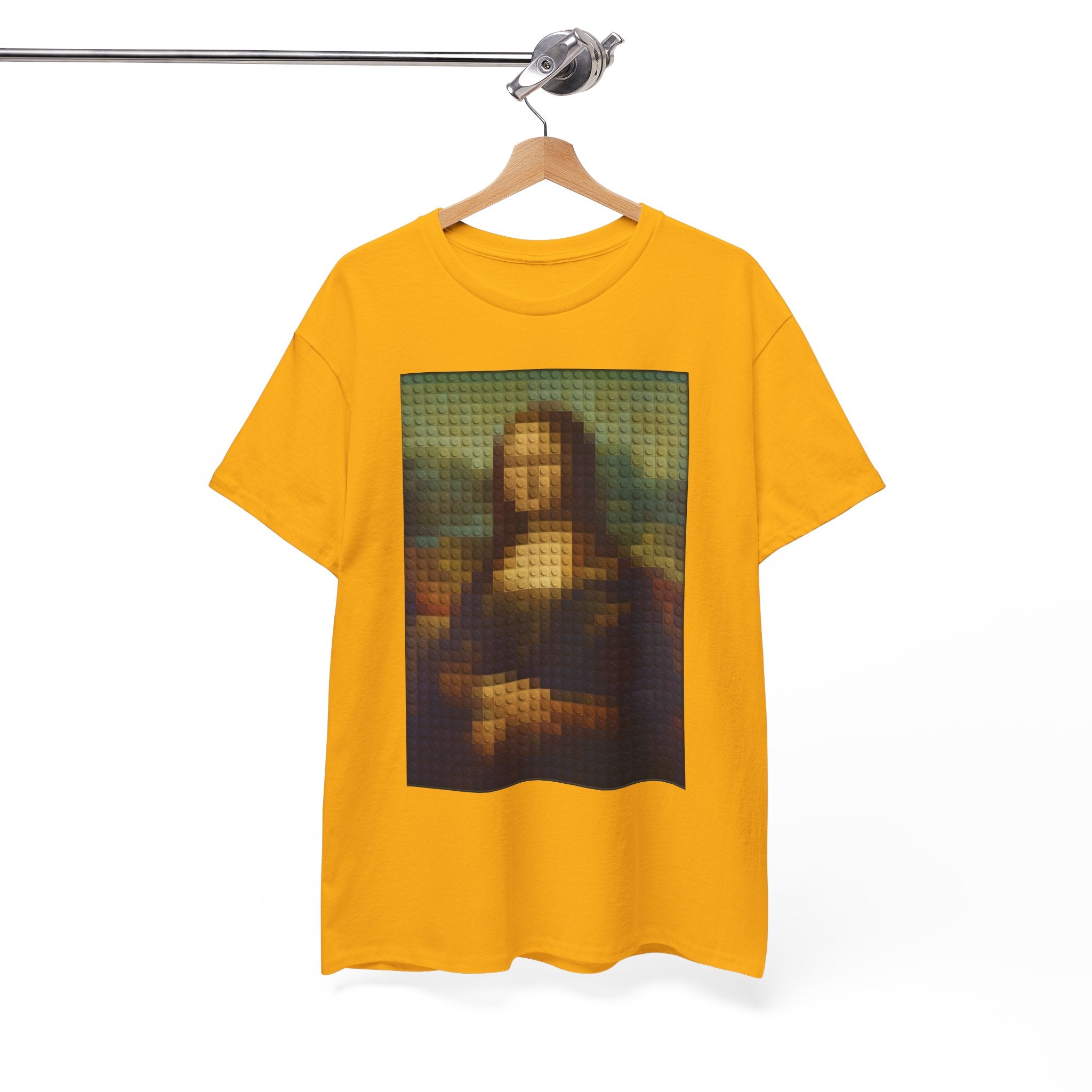 Pixelated Mona Lisa - T‑Shirt