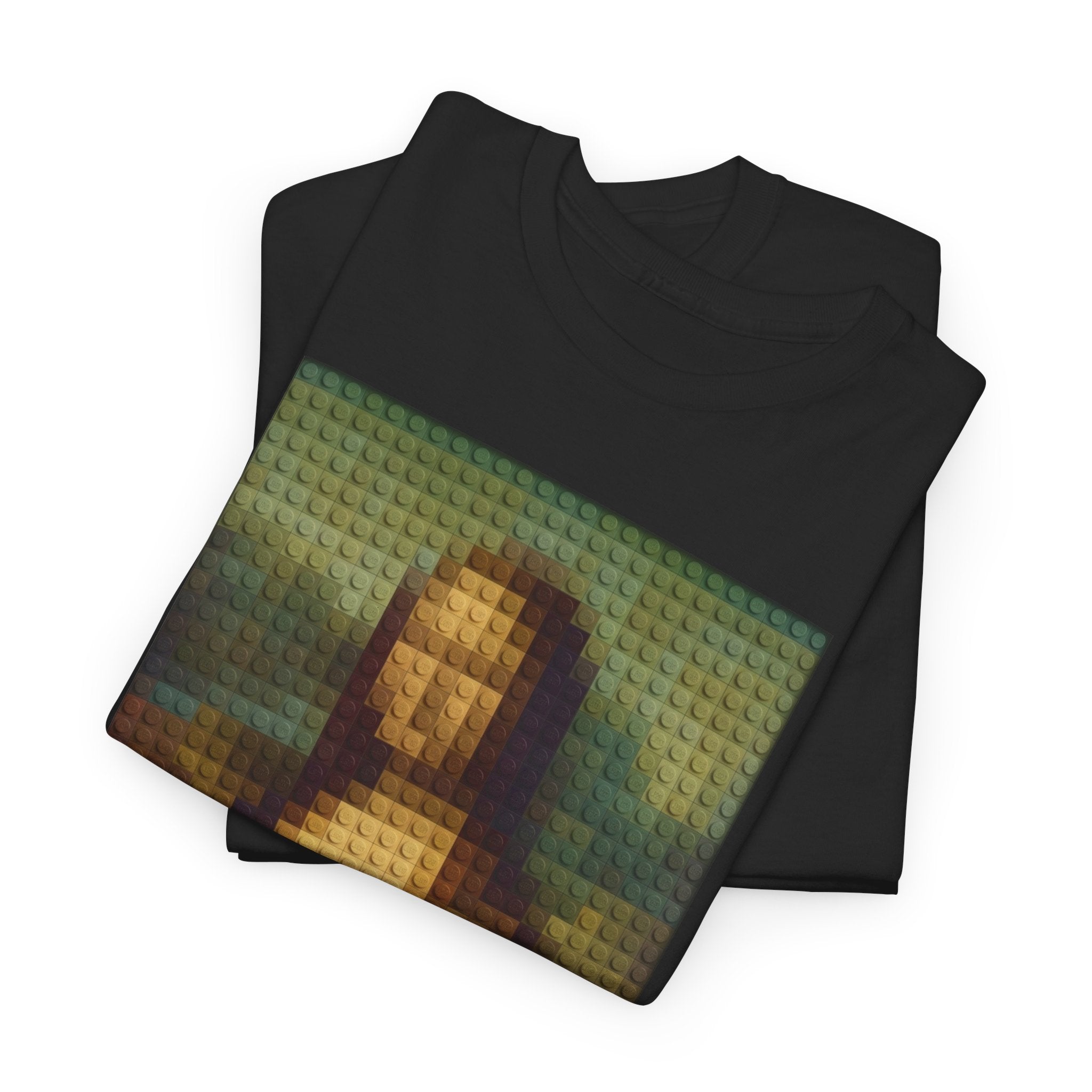 Pixelated Mona Lisa - T‑Shirt