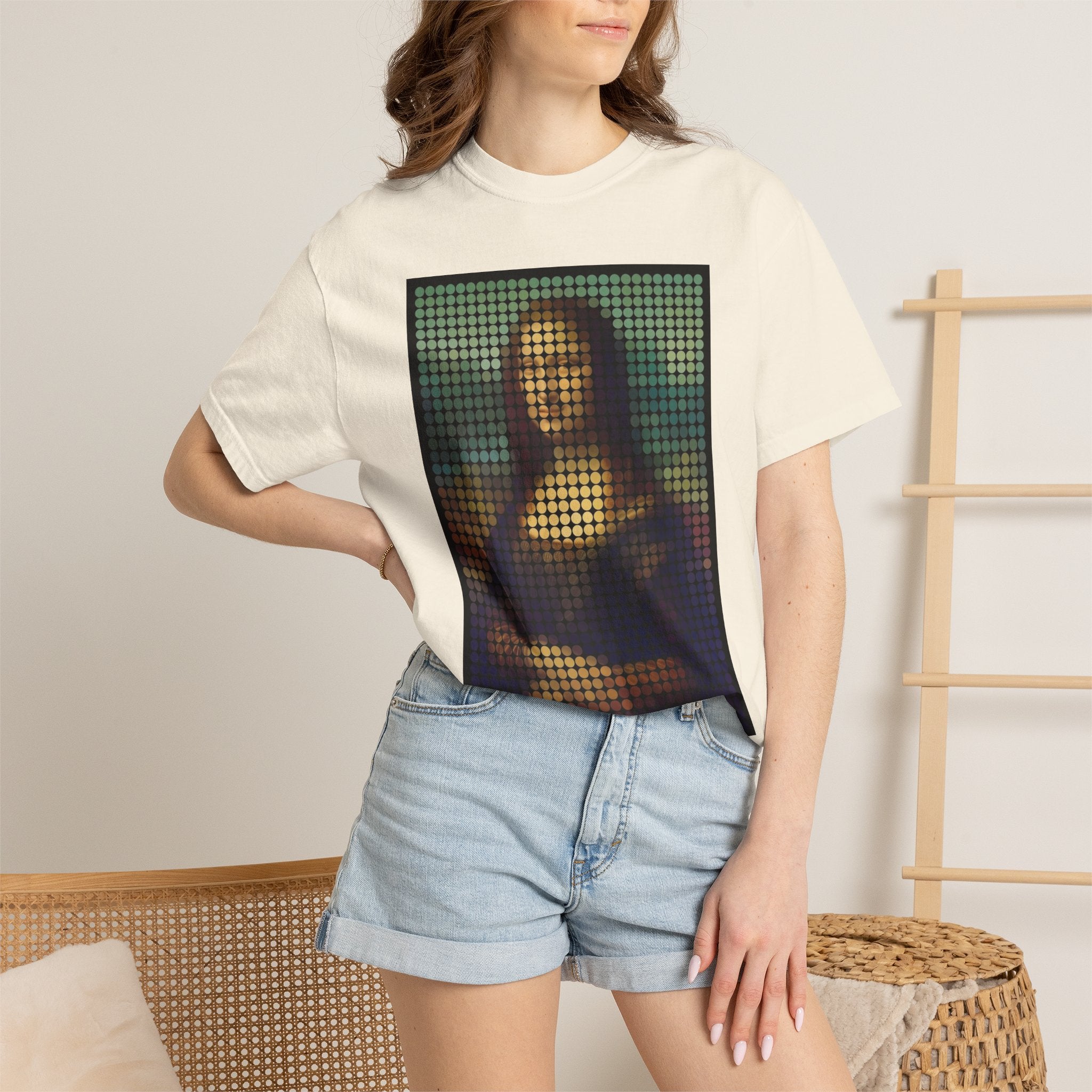 Mona Lisa Pixel Art — T-Shirt