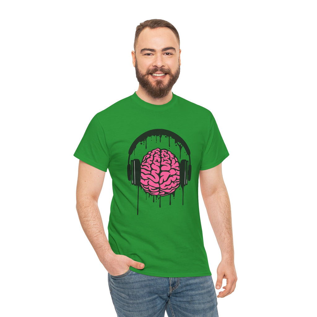 Music Lover Dripping Brain — T-Shirt