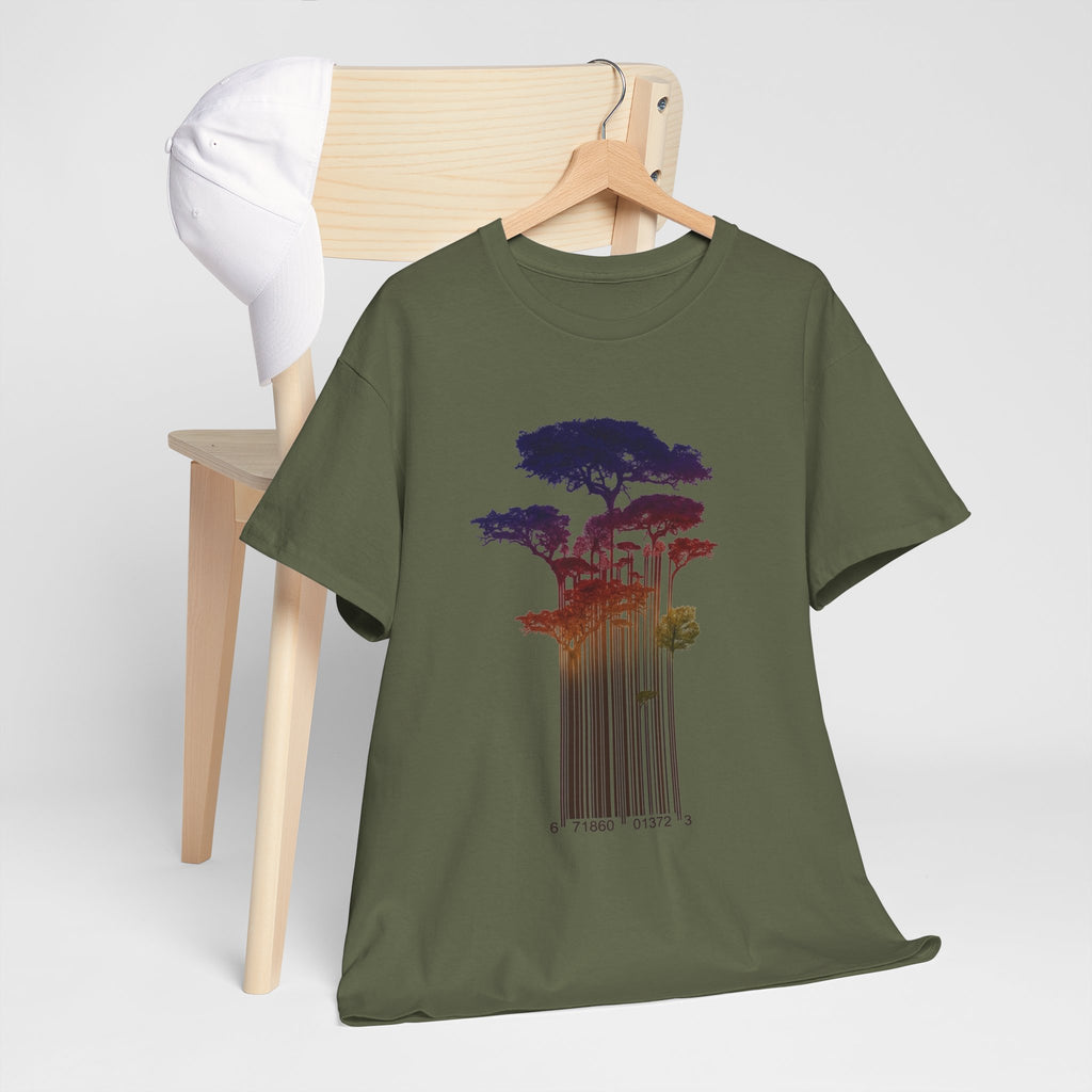 Barcode Forest T‑Shirt