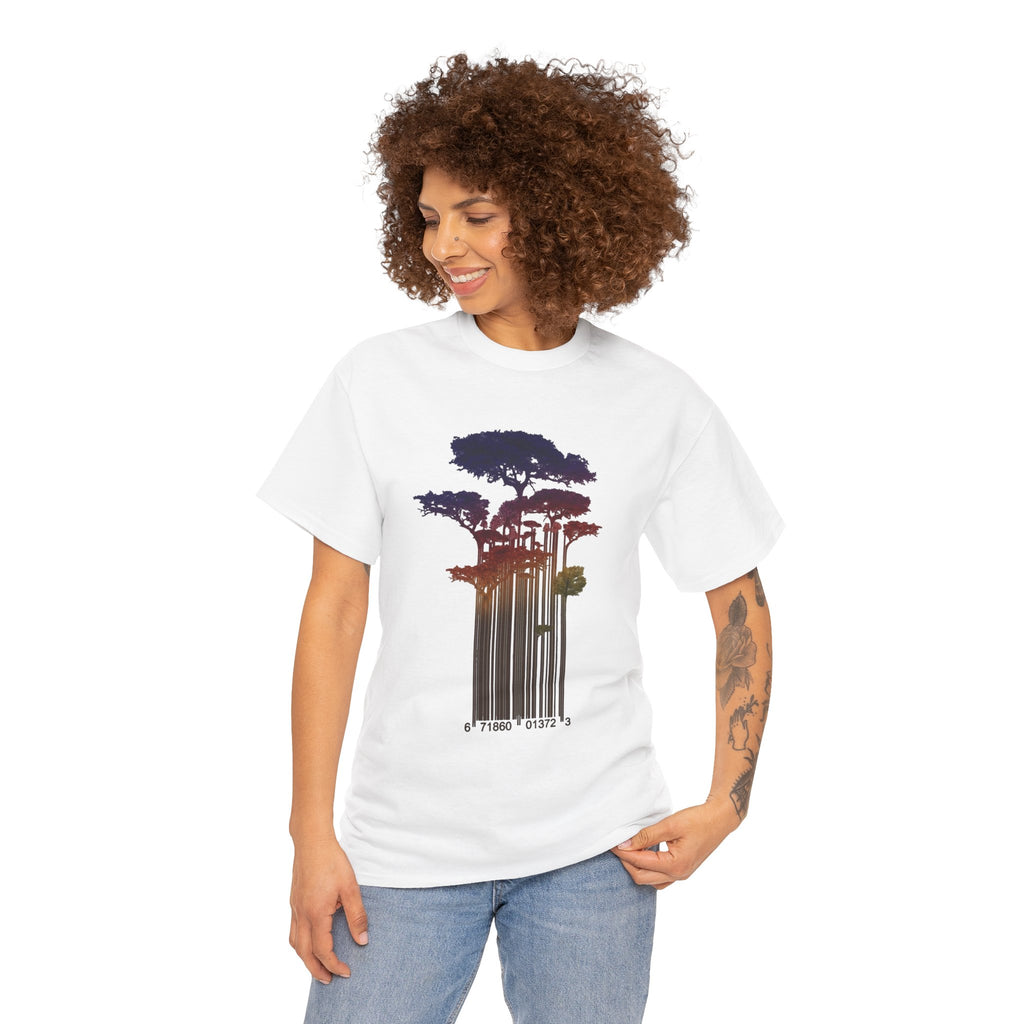Barcode Forest T‑Shirt