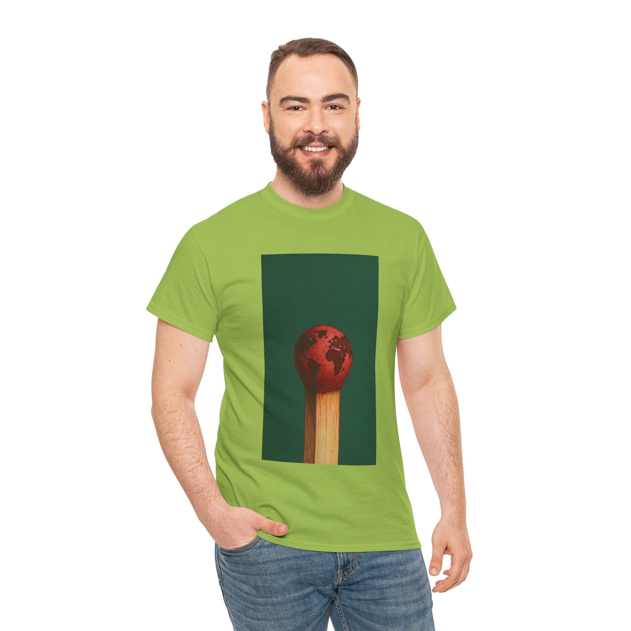 Matchstick Earth — T‑Shirt