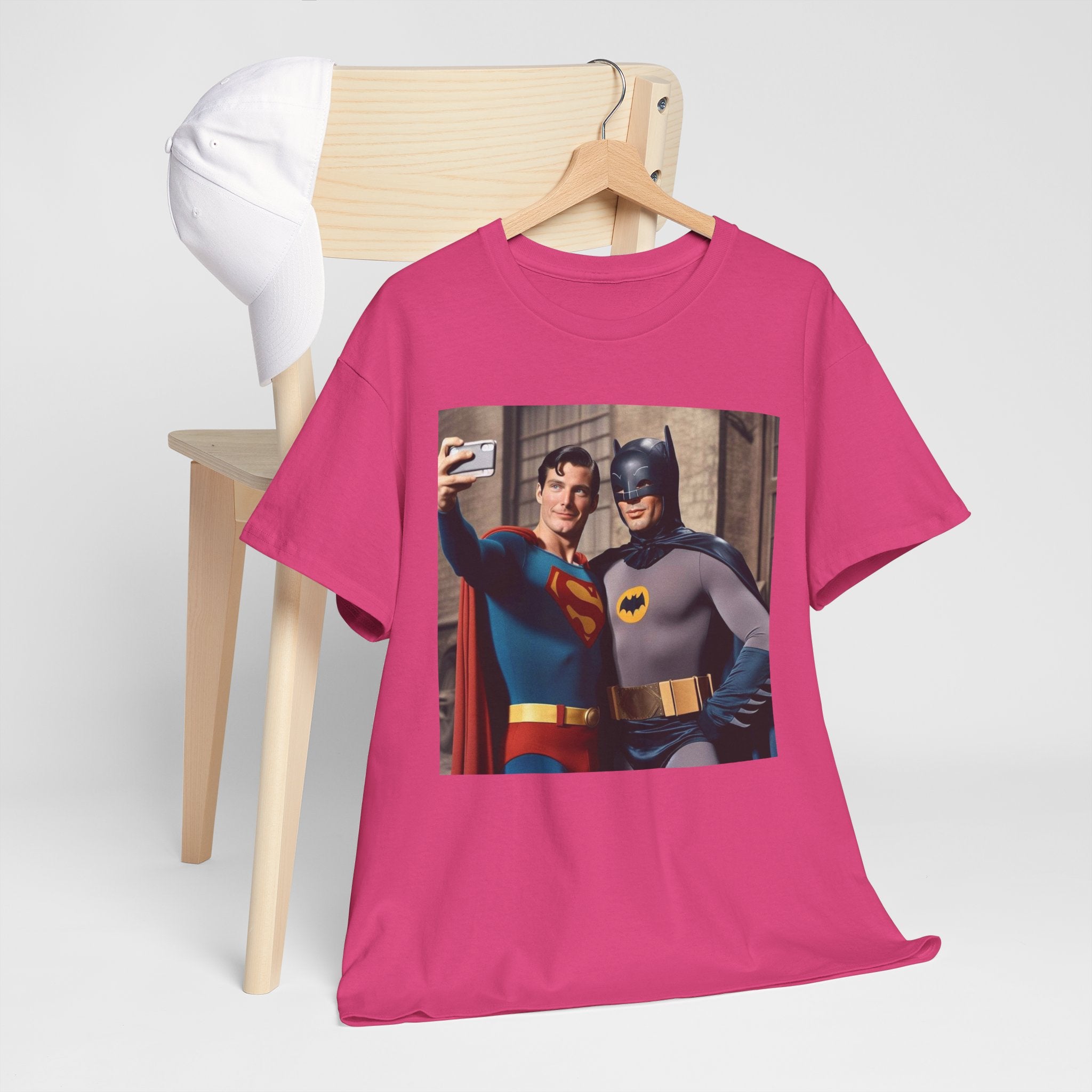 Retro Superhero Selfie - T shirt