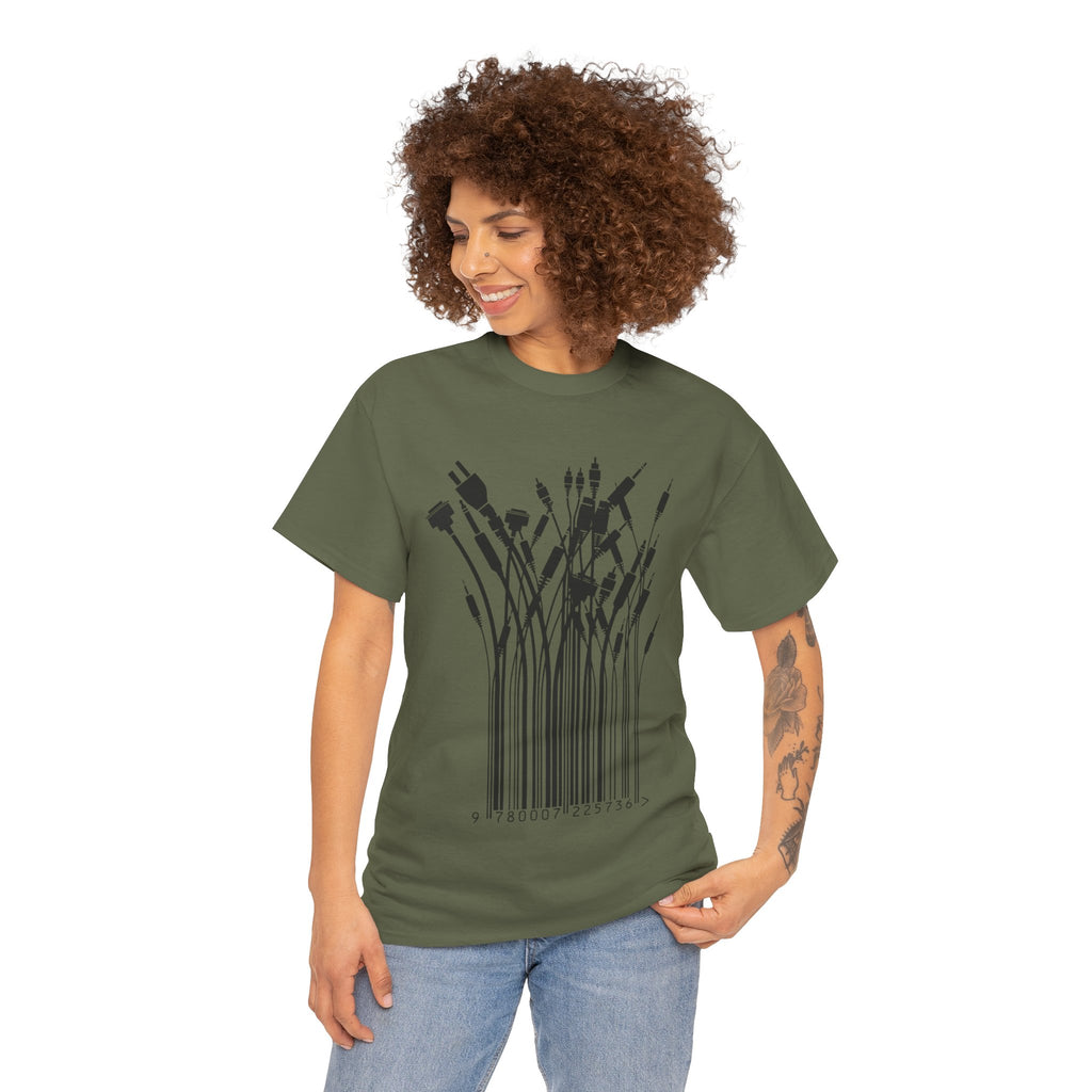 Barcode Wildflowers — T-Shirt