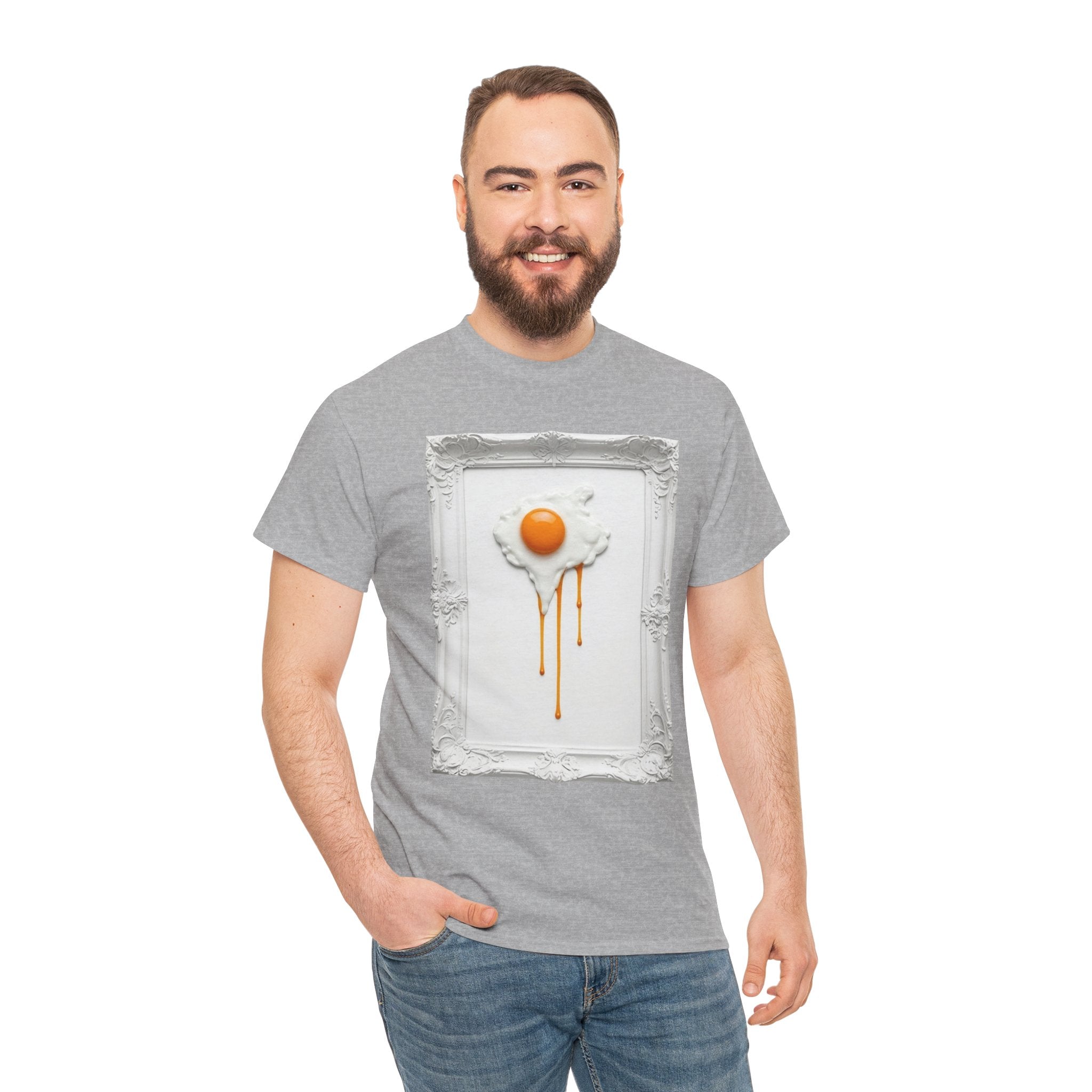 Artful Drip Fried Egg — T‑Shirt