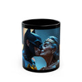 Romantic Batman & Wonder Woman Kiss — Coffee Cup