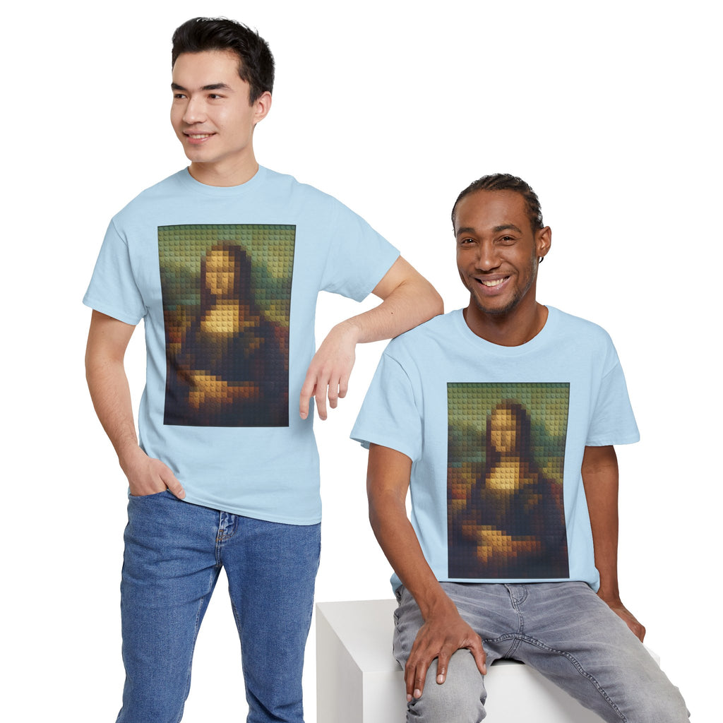 Pixelated Mona Lisa - T‑Shirt