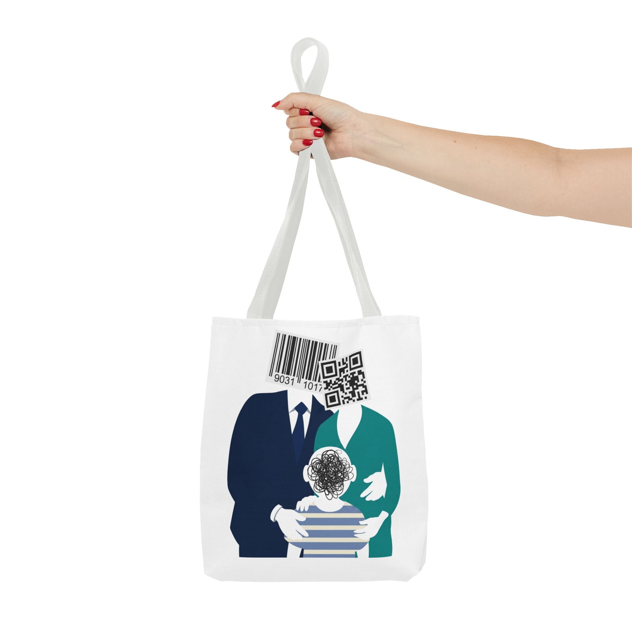 Barcode Family Portrait Tote Bag