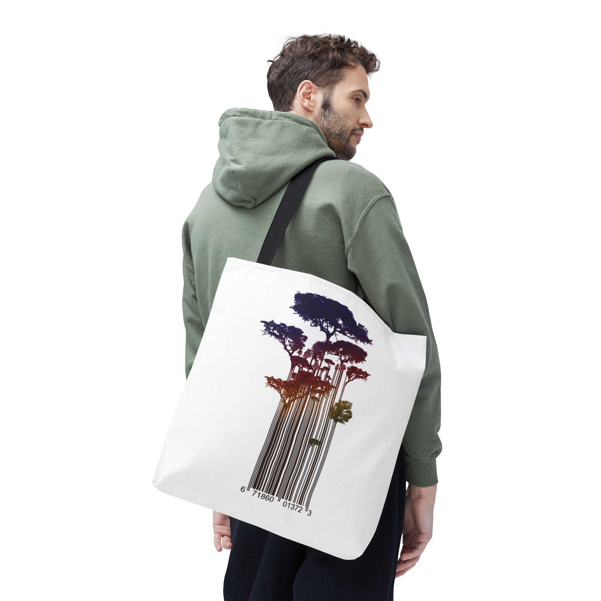 Barcode Forest — Tote Bag