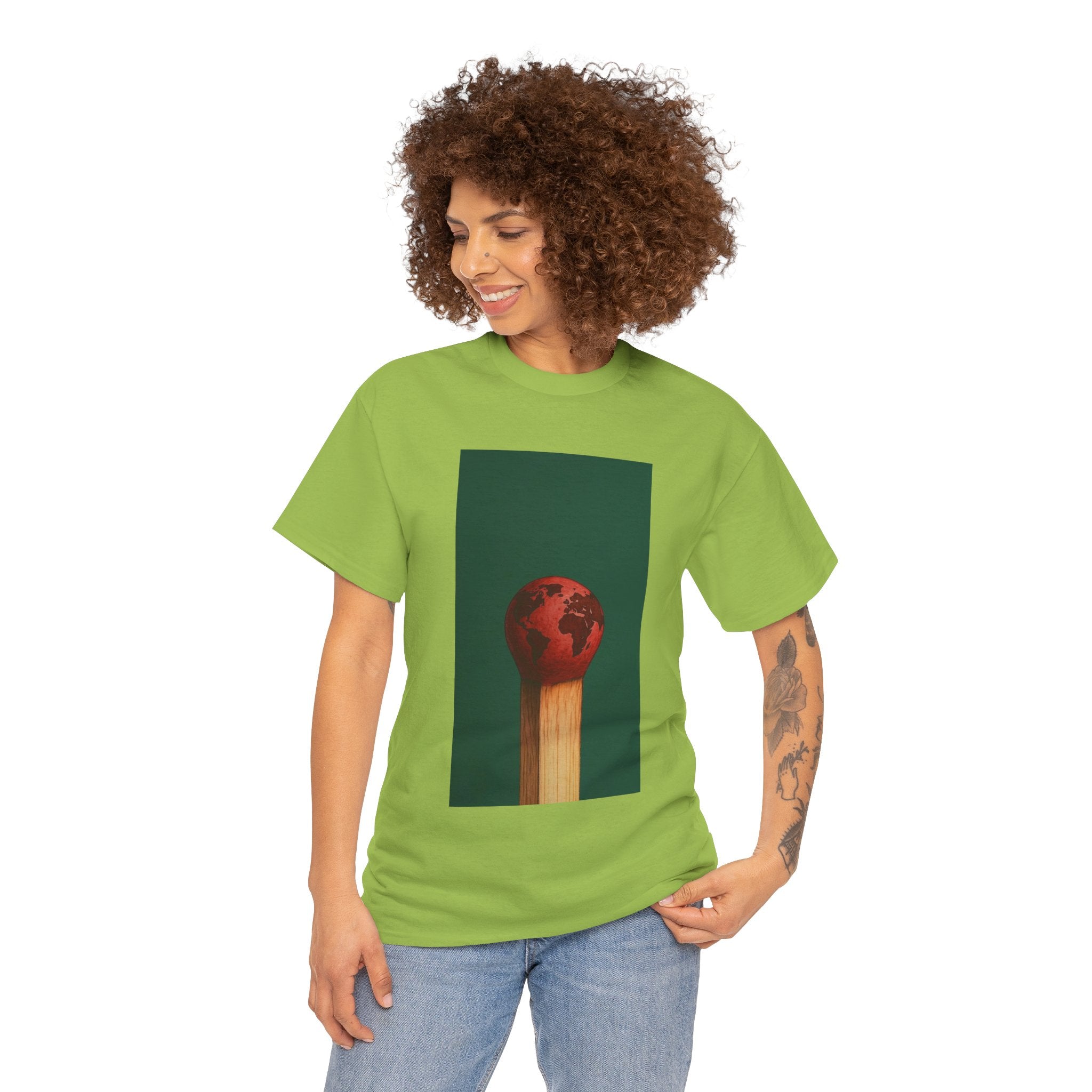 Matchstick Earth — T‑Shirt