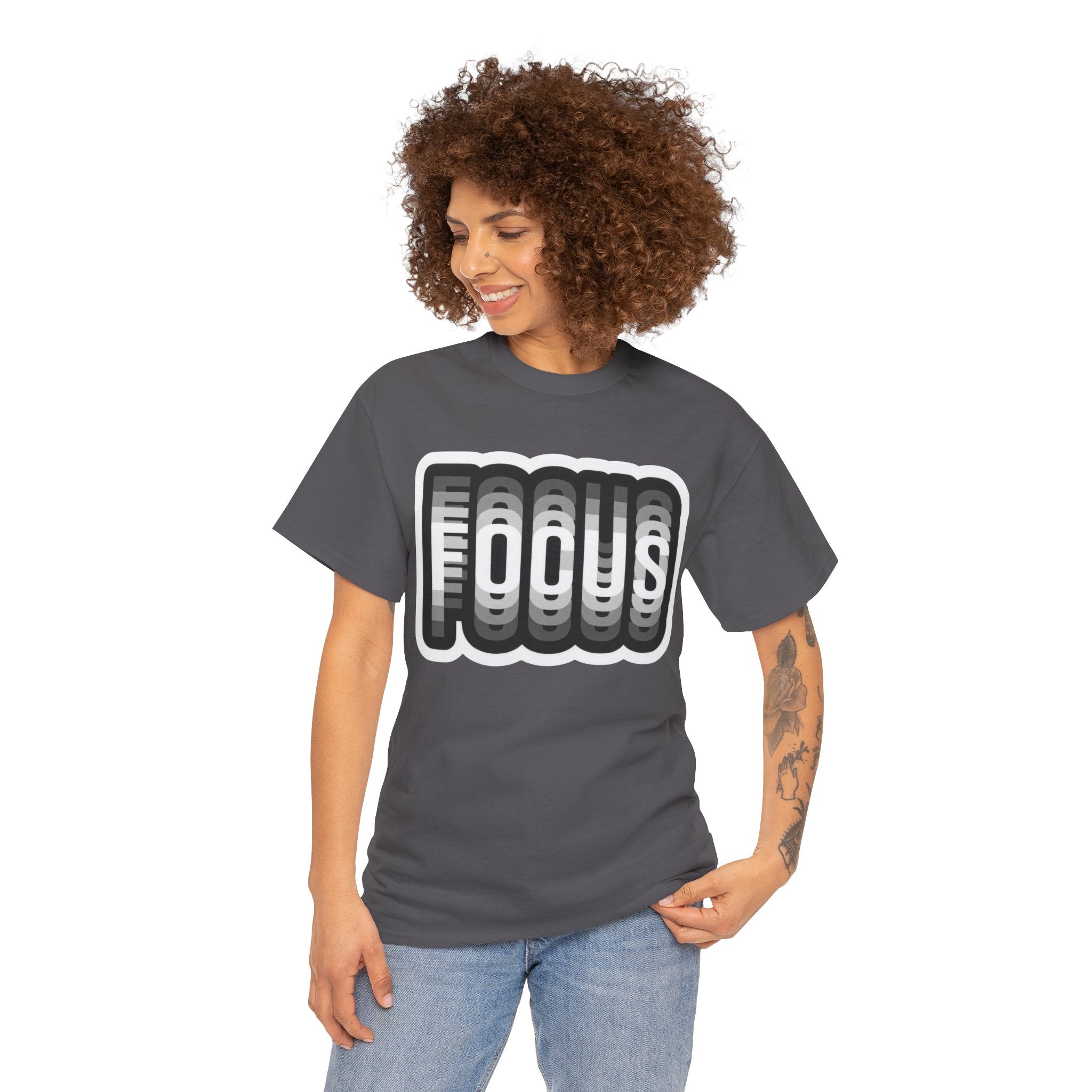 Focus Optical Illusion — T Shirt