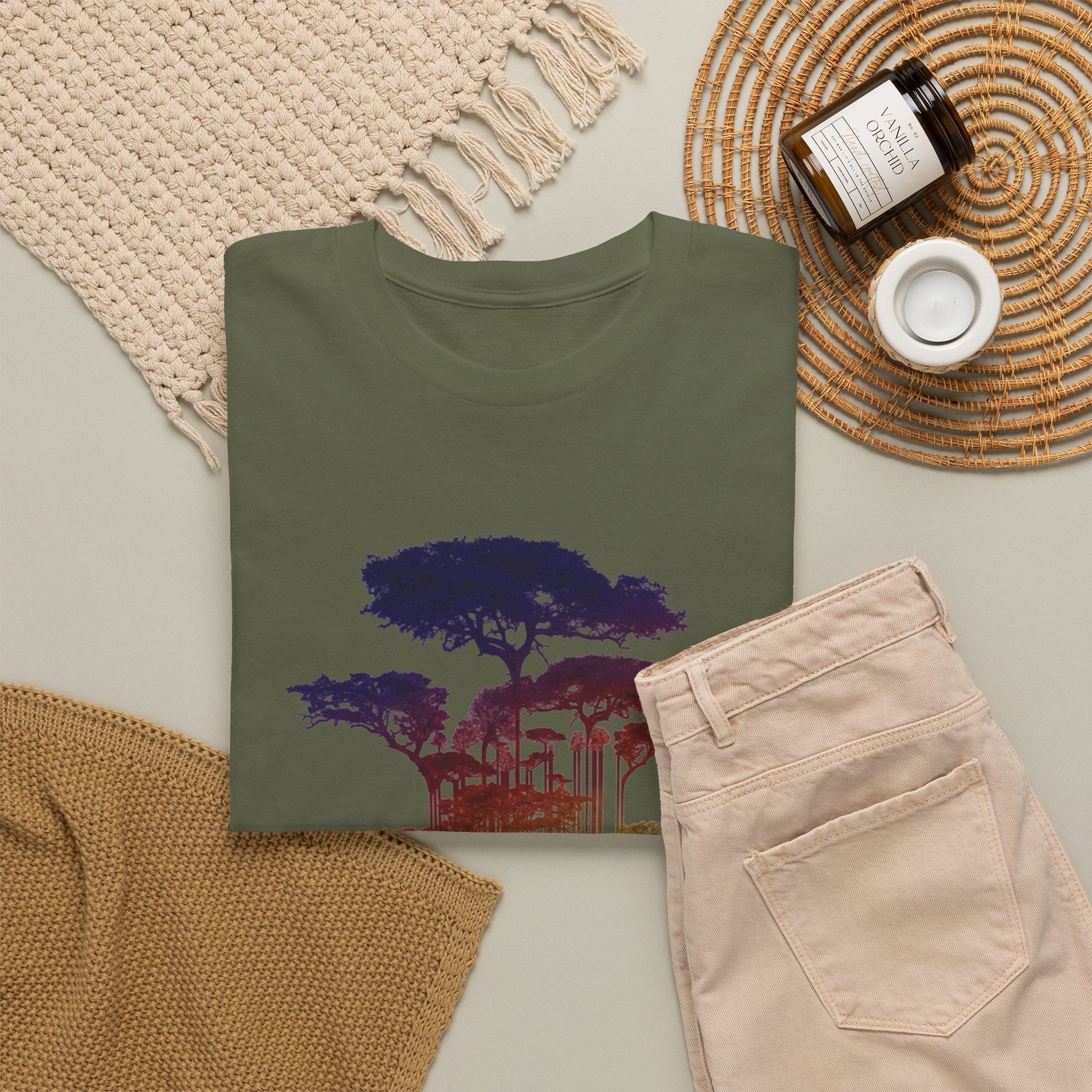 Barcode Forest T‑Shirt