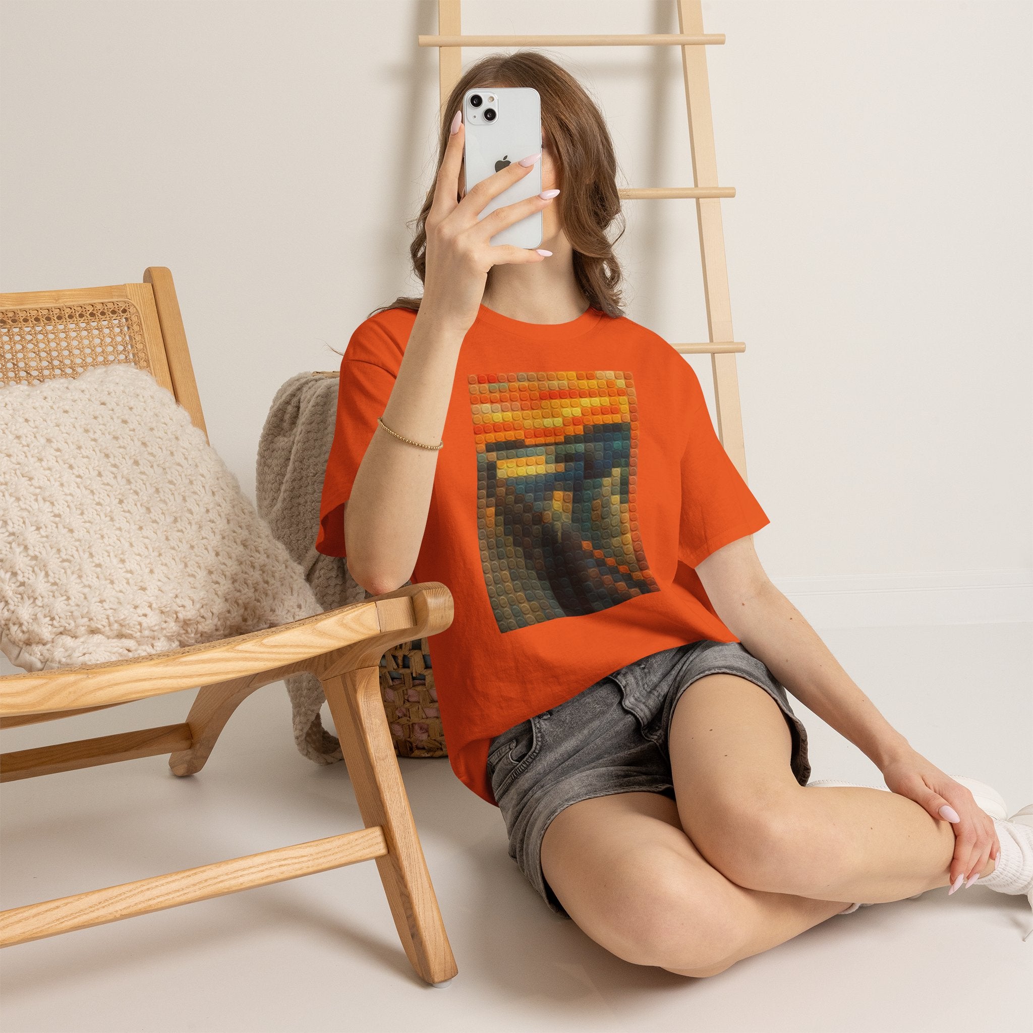 Pixelated Scream — T-Shirt