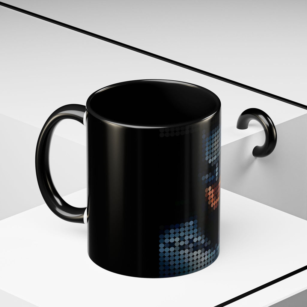 Pixel Art Dark Knight — Coffee Mug