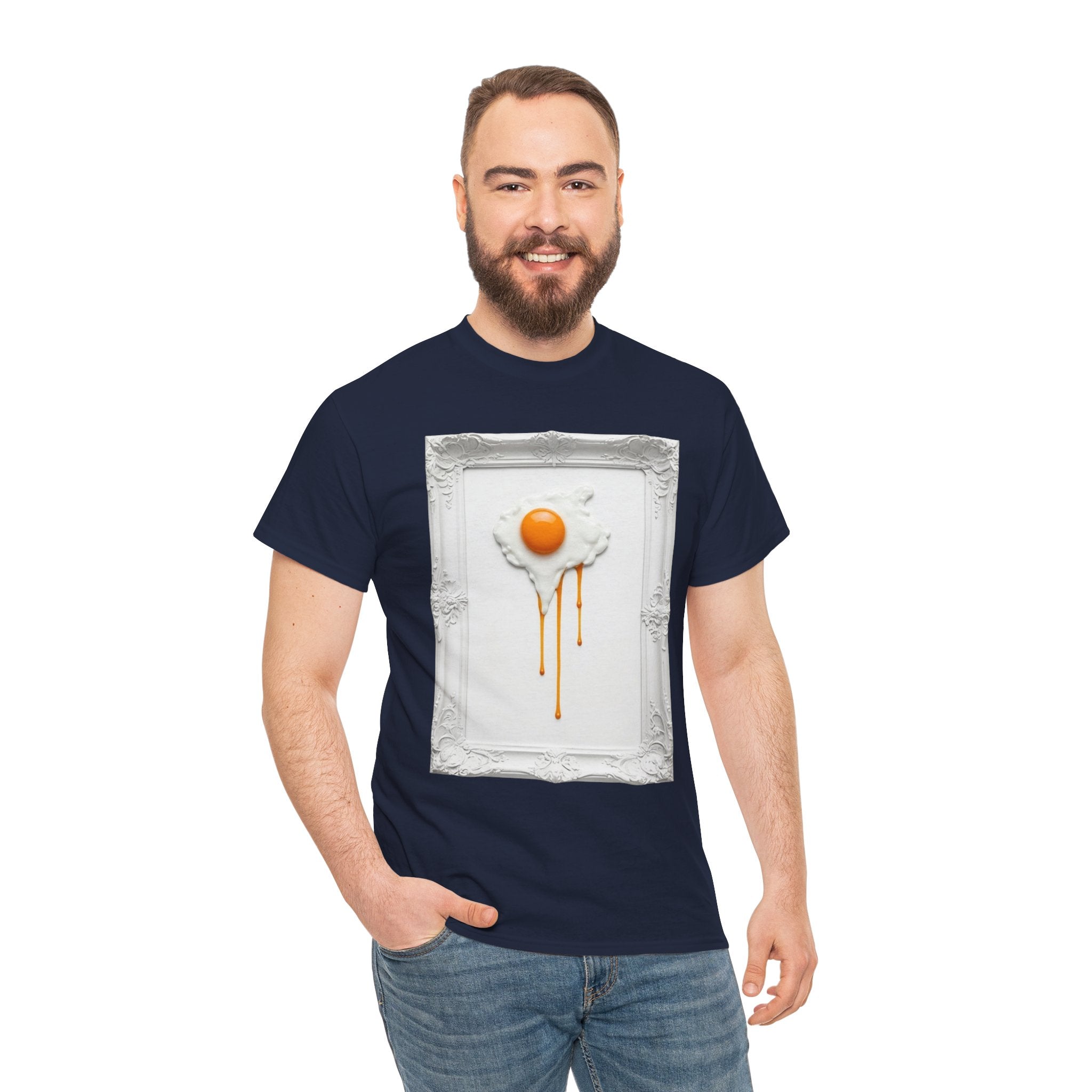 Artful Drip Fried Egg — T‑Shirt