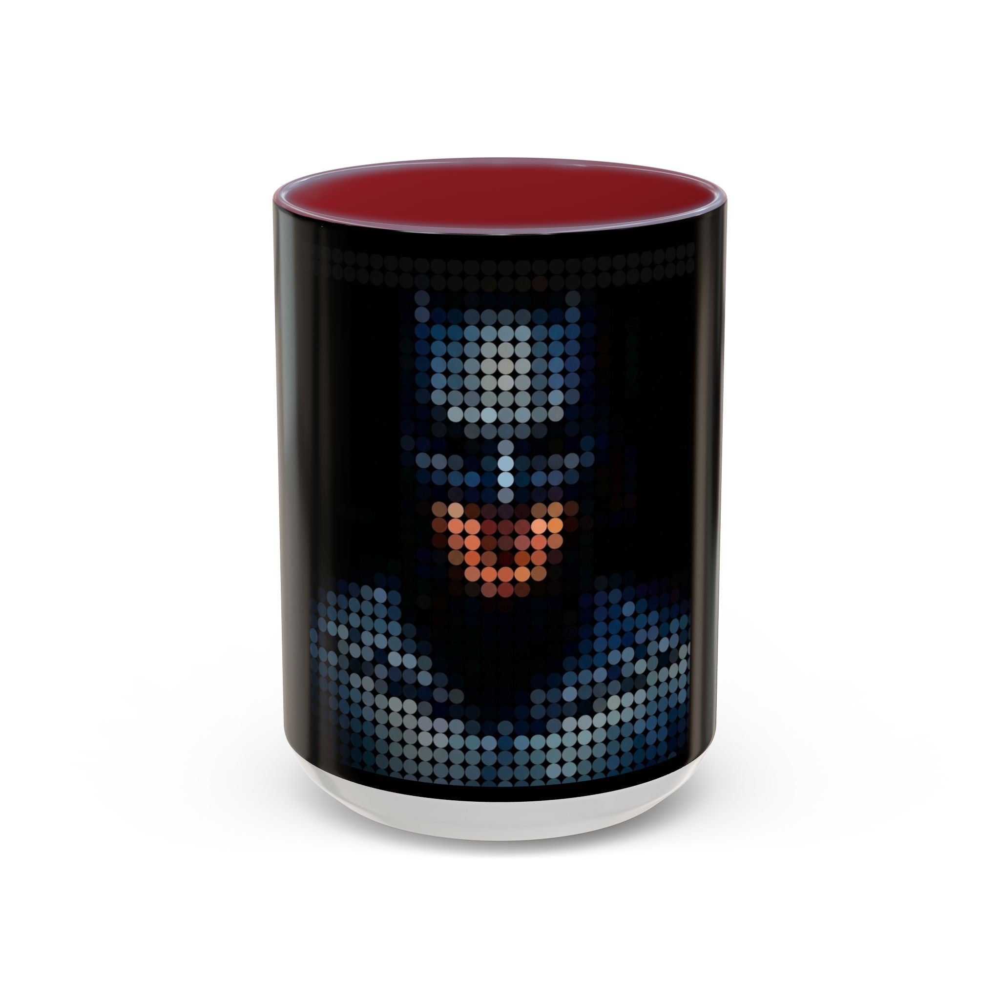 Pixel Art Dark Knight — Coffee Mug